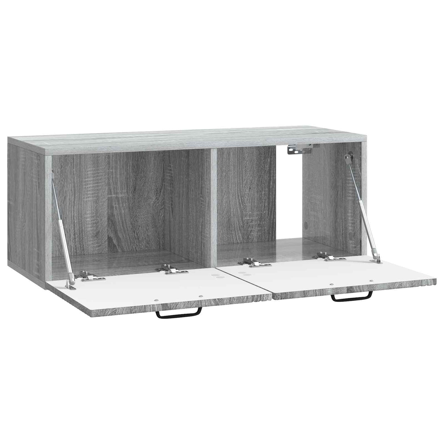Fali TV szekrény Szürke Sonoma 78,5 x 31 x 30 cm Szerelt Fa