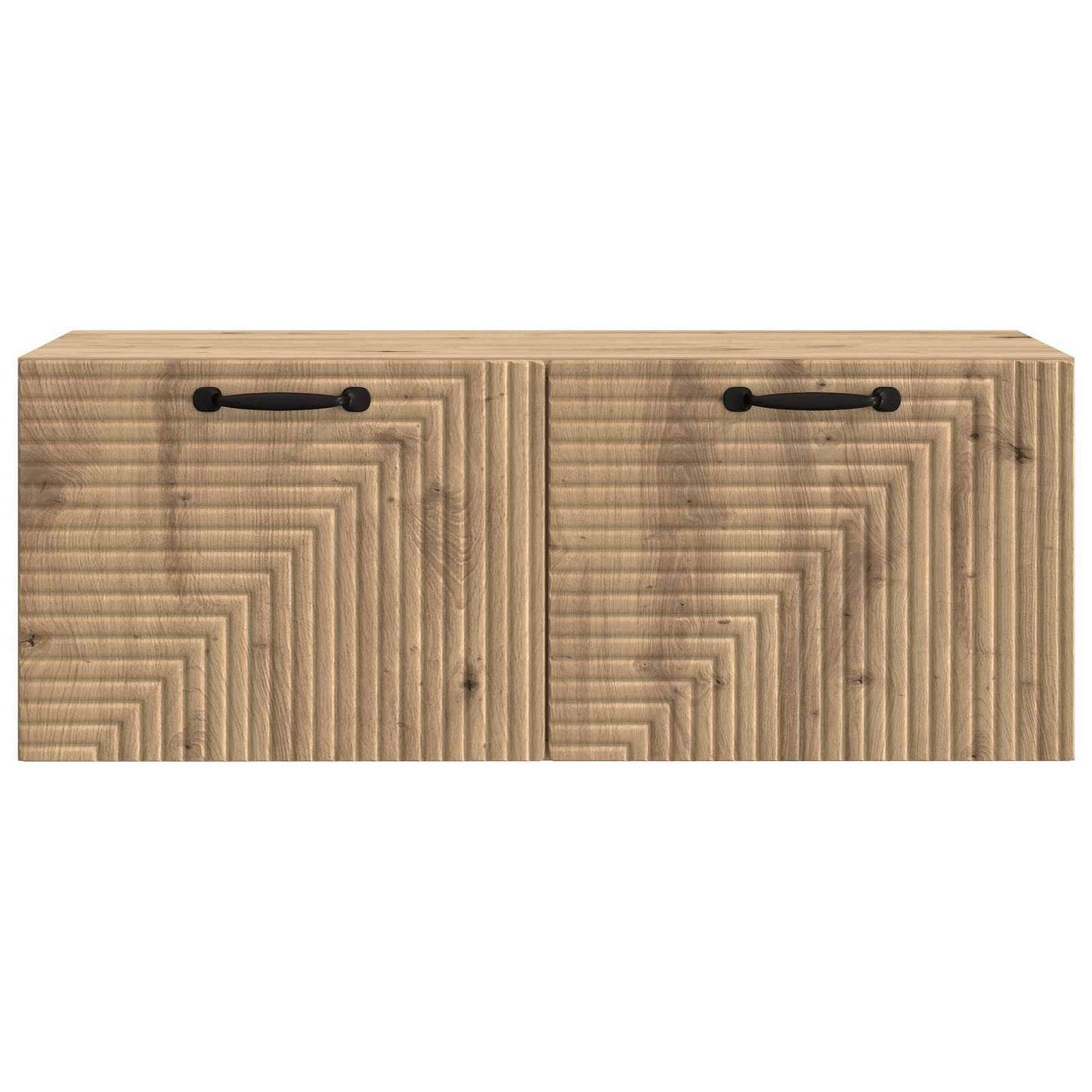 Fali TV szekrény 78,5 x 31 x 30 cm Kézműves Tölgy Szerelt Fa