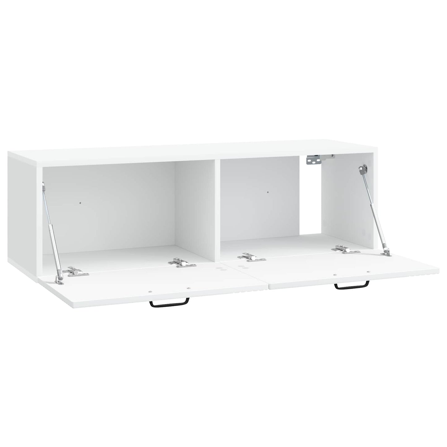 Fali TV szekrény Fehér 98 x 31 x 30 cm Szerelt Fa
