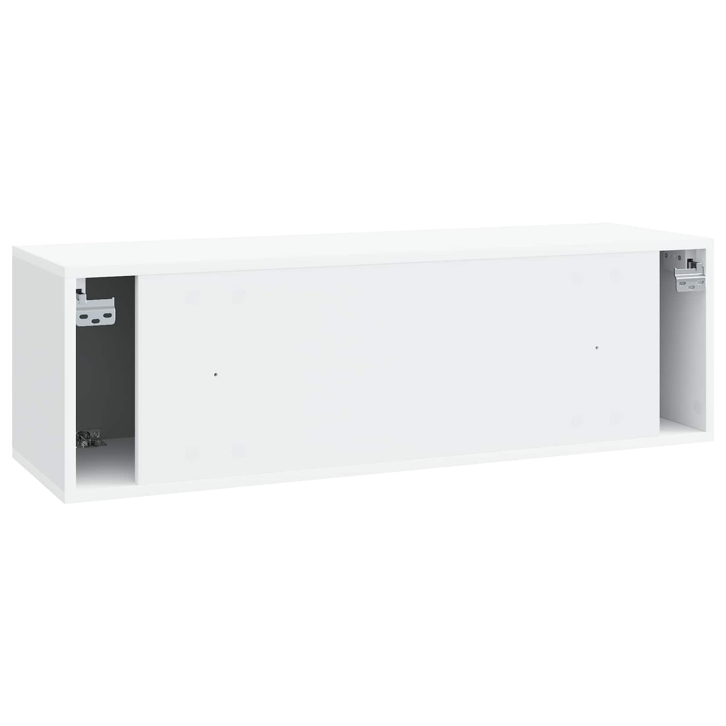 Fali TV szekrény Fehér 98 x 31 x 30 cm Szerelt Fa