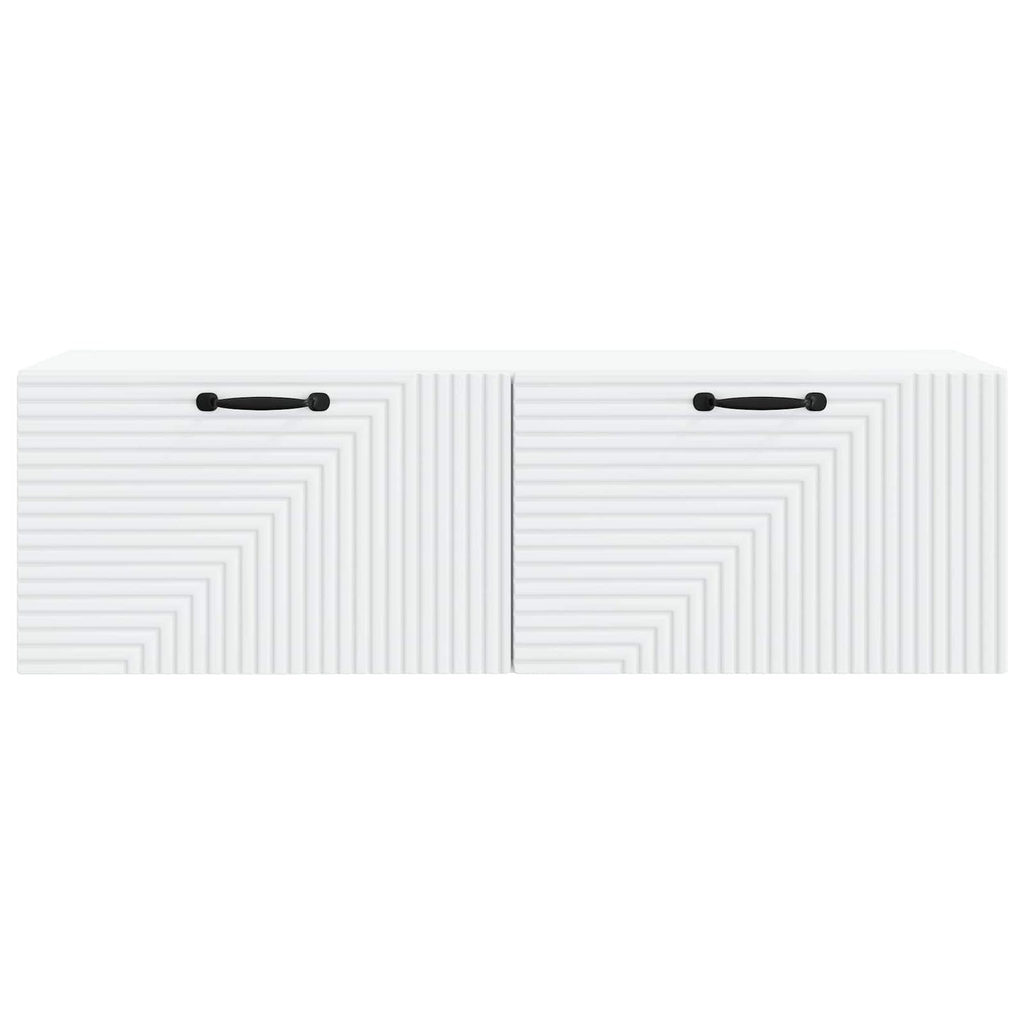 Fali TV szekrény Fehér 98 x 31 x 30 cm Szerelt Fa