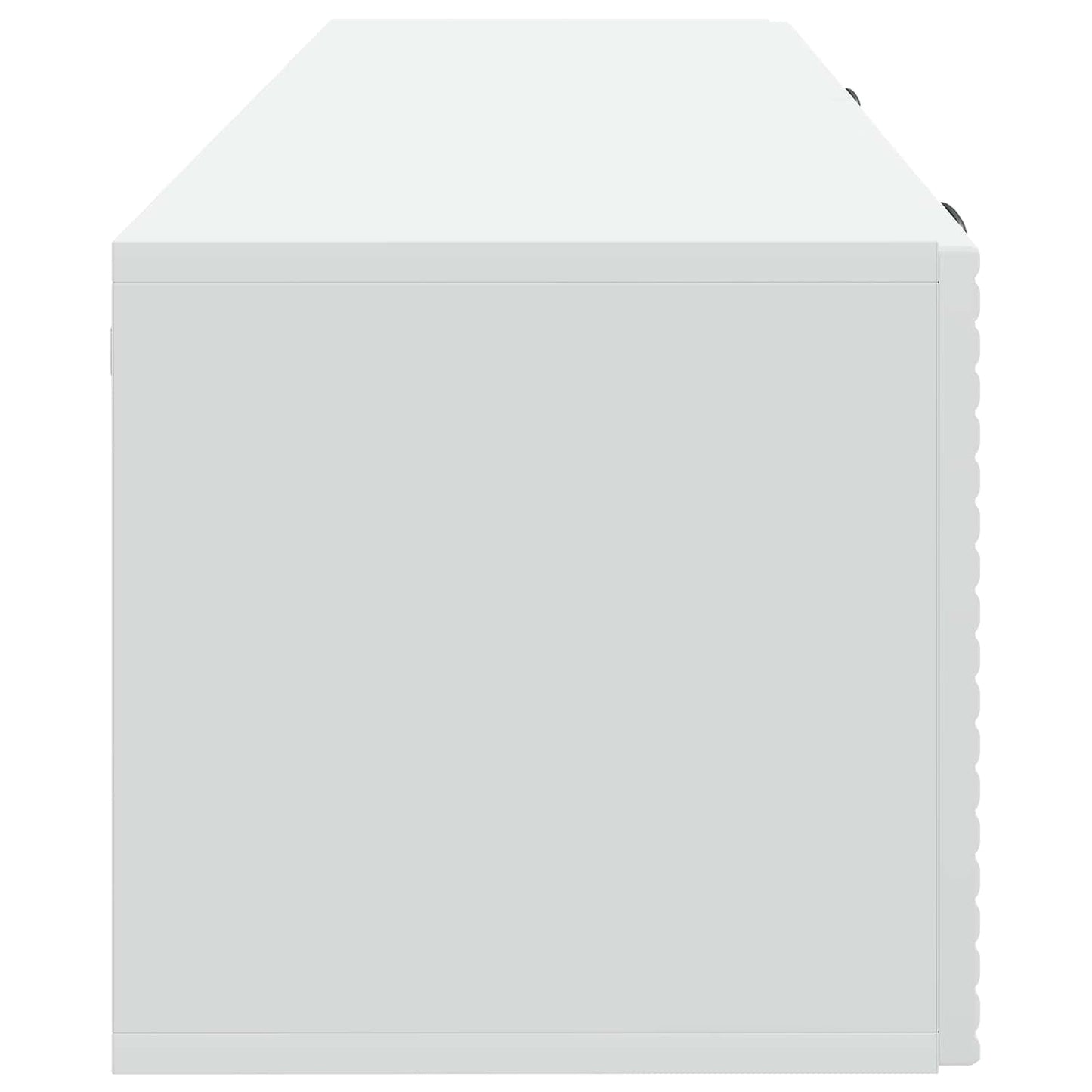Fali TV szekrény Fehér 98 x 31 x 30 cm Szerelt Fa
