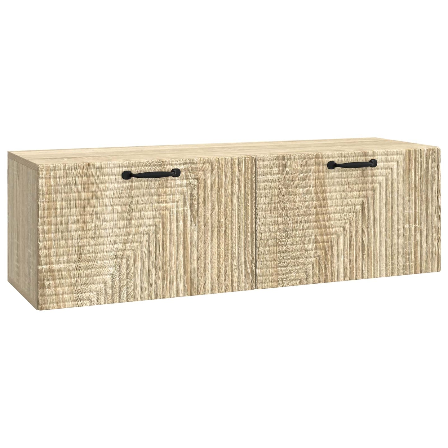 Fali TV szekrény Sonoma Tölgy 98 x 31 x 30 cm Szerelt Fa