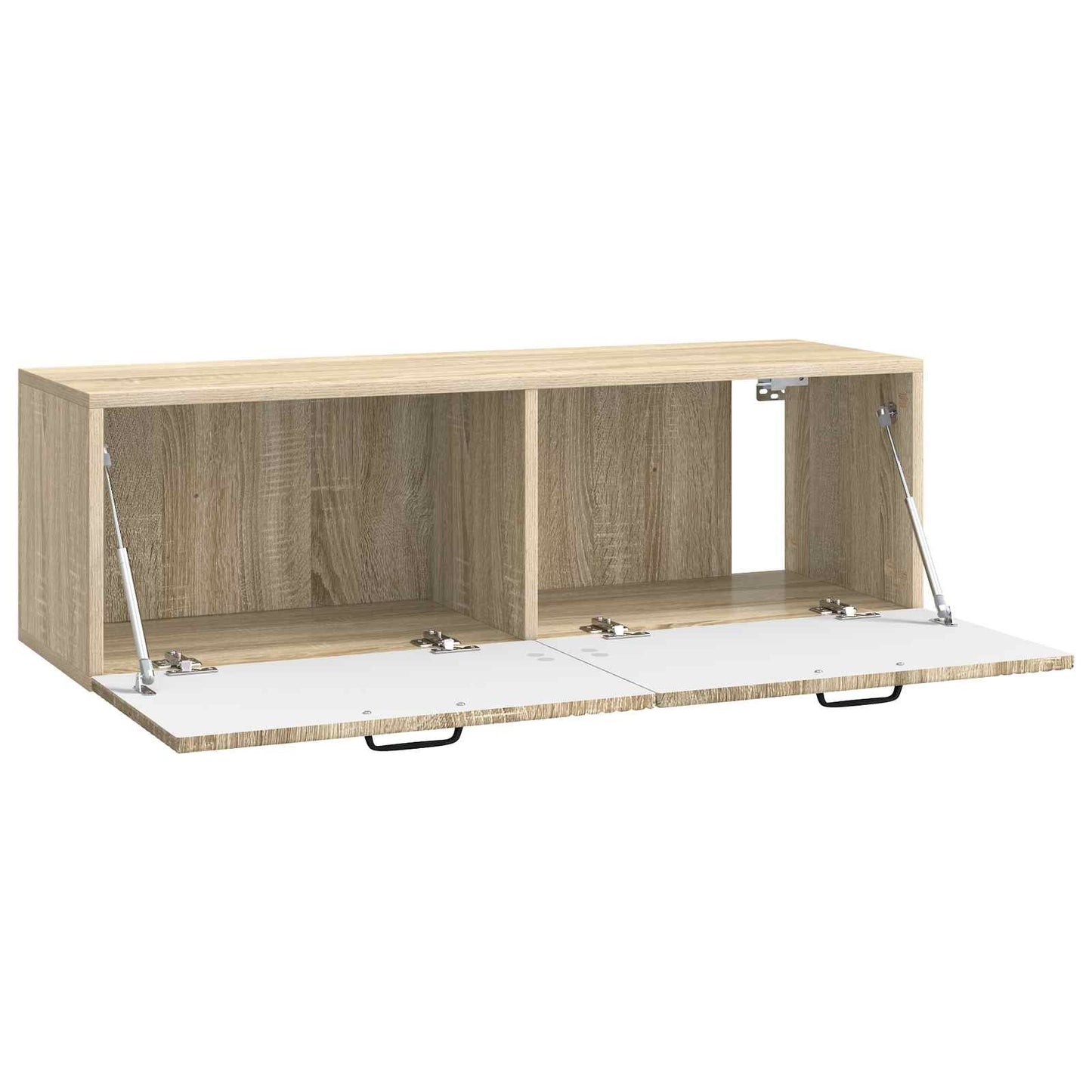 Fali TV szekrény Sonoma Tölgy 98 x 31 x 30 cm Szerelt Fa