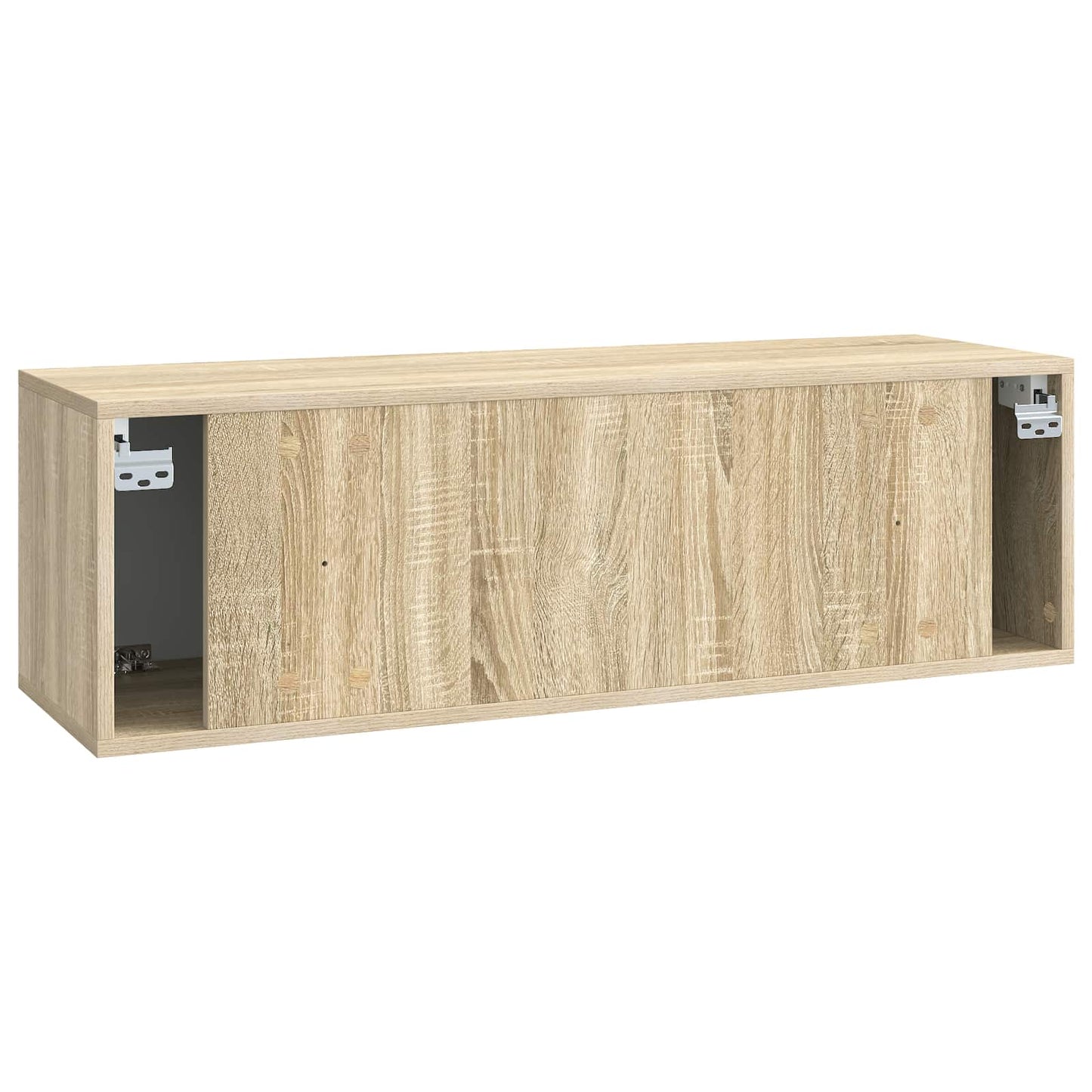 Fali TV szekrény Sonoma Tölgy 98 x 31 x 30 cm Szerelt Fa