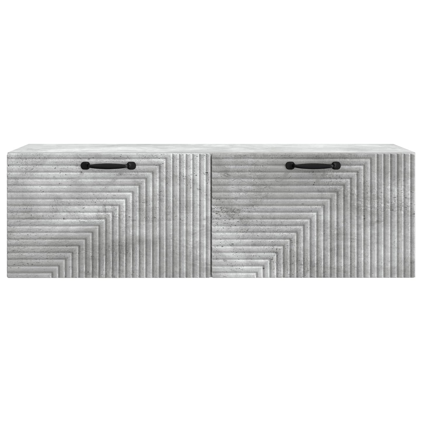 Fali TV szekrény Betonszürke 98 x 31 x 30 cm Szerelt Fa