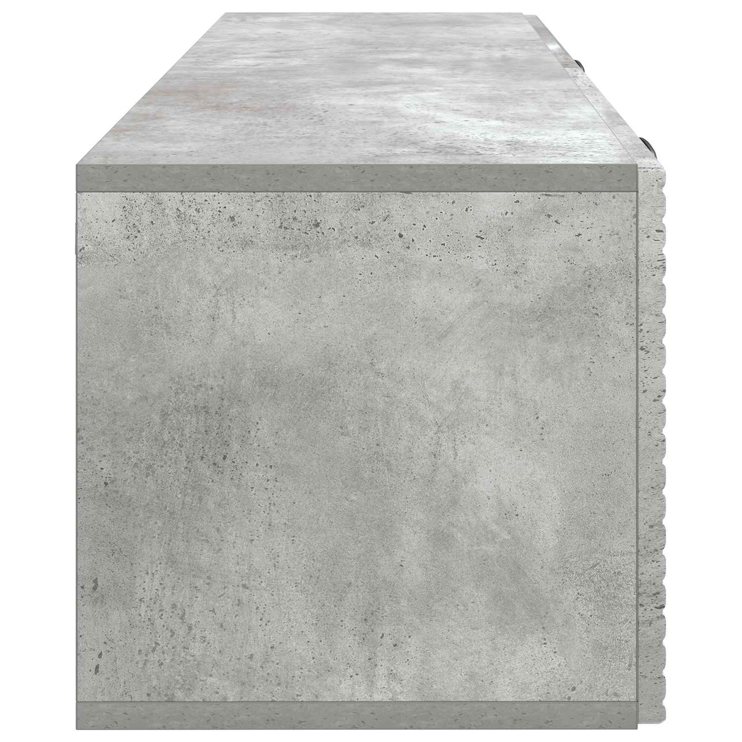 Fali TV szekrény Betonszürke 98 x 31 x 30 cm Szerelt Fa