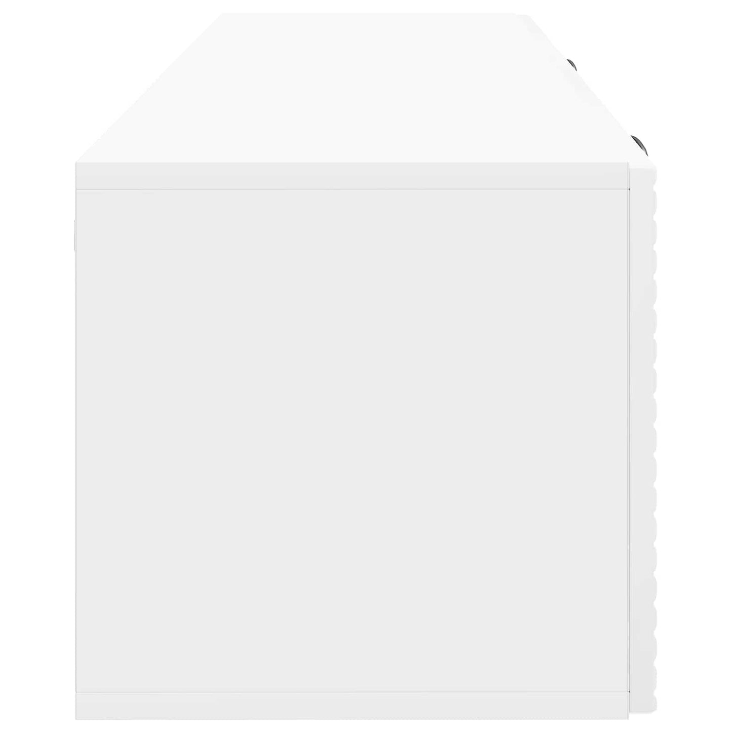 Fali TV szekrény Magasfényű Fehér 98 x 31 x 30 cm Szerelt Fa