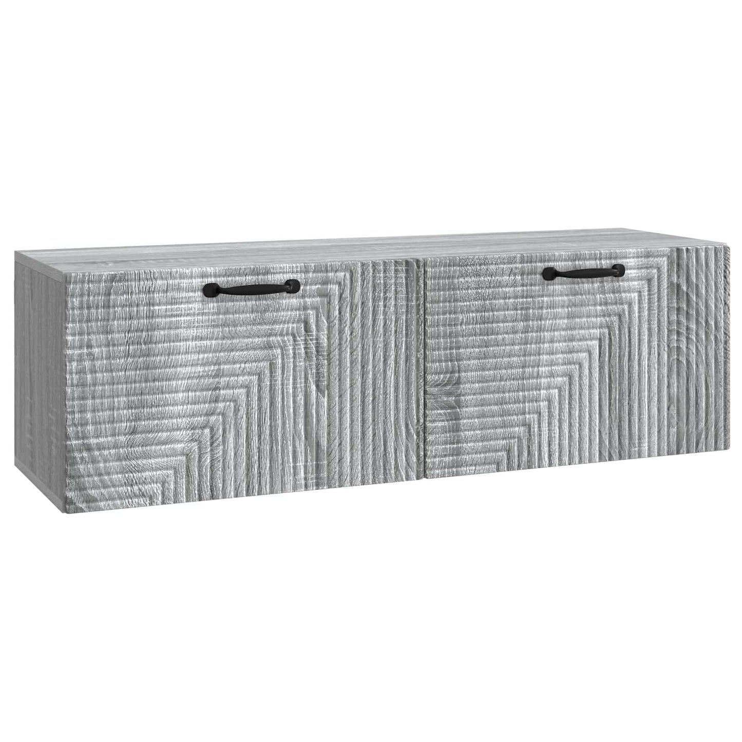 Fali TV szekrény Szürke Sonoma 98 x 31 x 30 cm Szerelt Fa