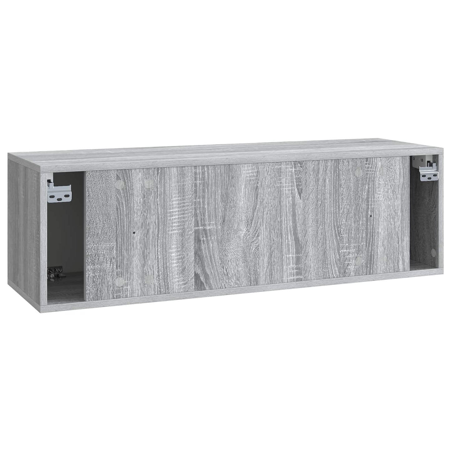 Fali TV szekrény Szürke Sonoma 98 x 31 x 30 cm Szerelt Fa