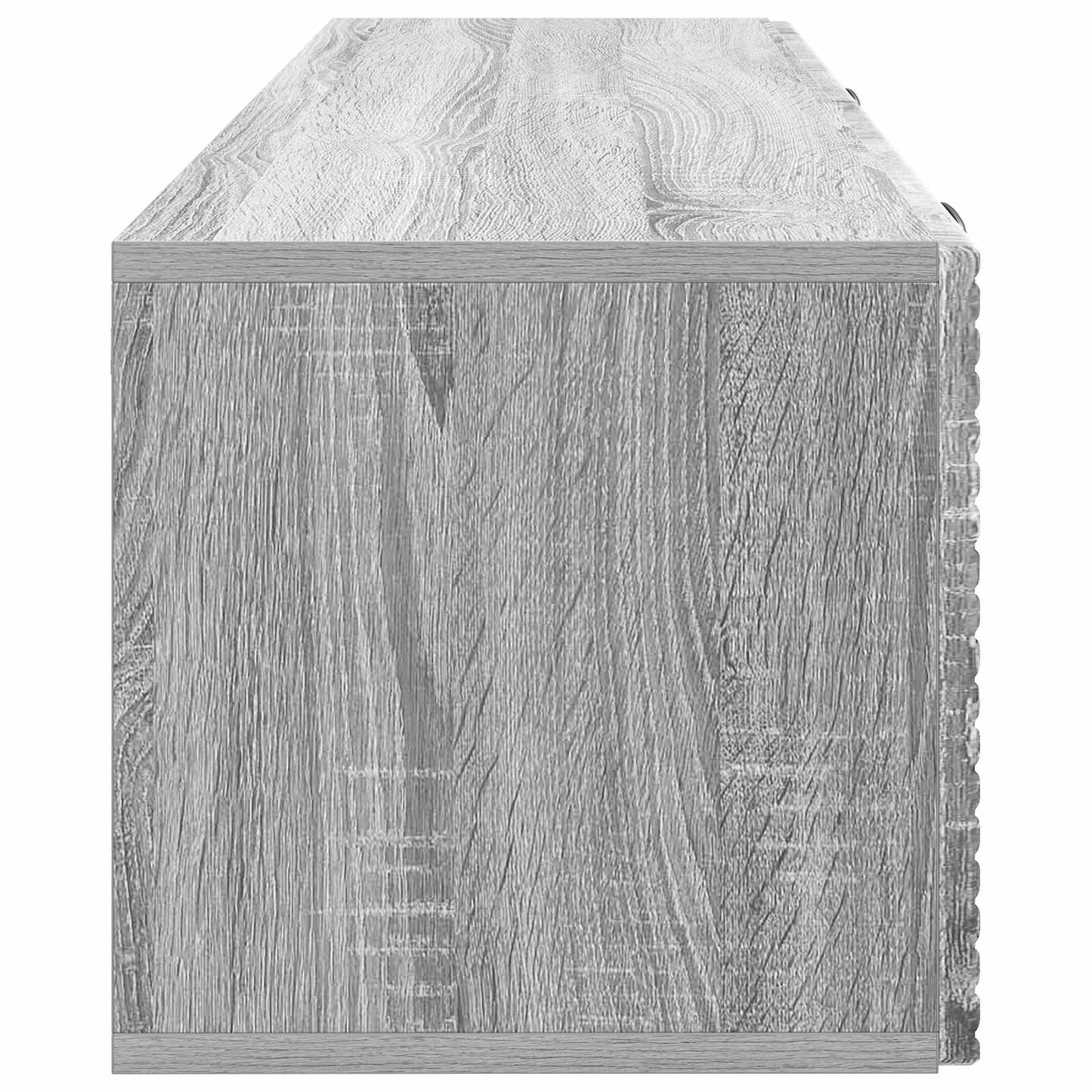 Fali TV szekrény Szürke Sonoma 98 x 31 x 30 cm Szerelt Fa
