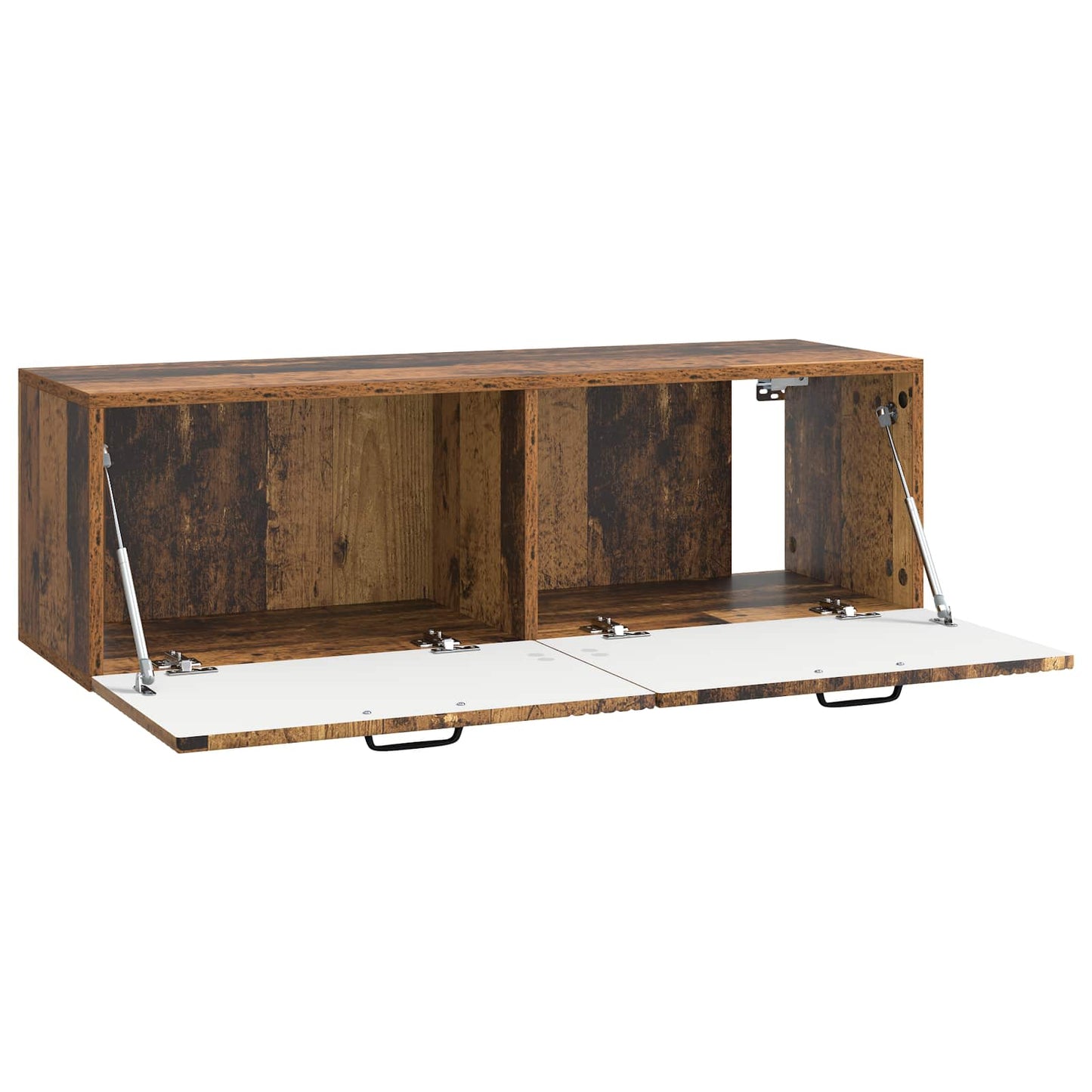 Fali TV szekrény Antik Fa 98 x 31 x 30 cm Szerelt Fa