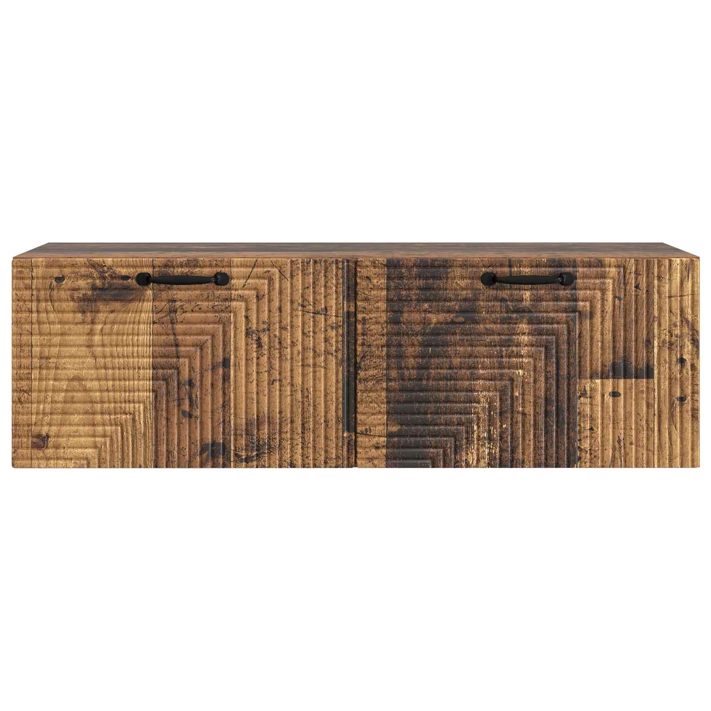 Fali TV szekrény Antik Fa 98 x 31 x 30 cm Szerelt Fa