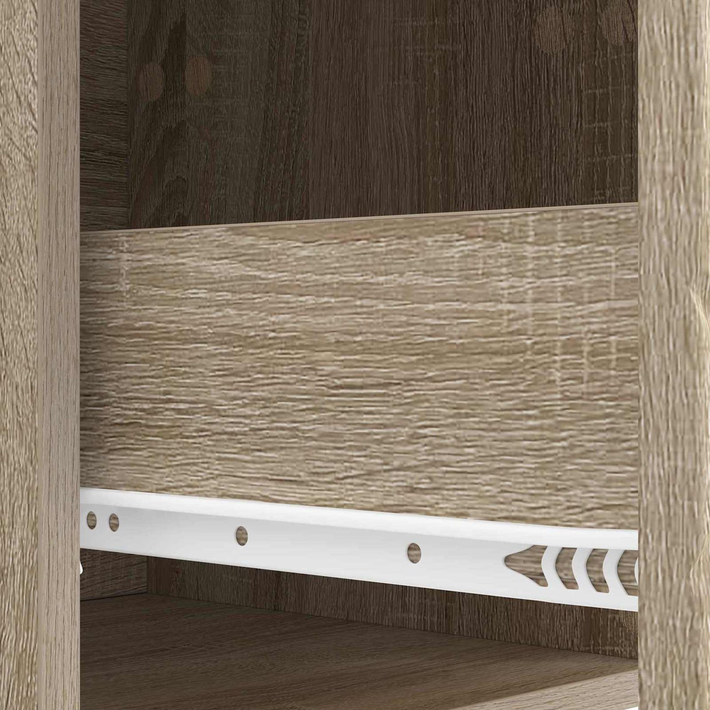 Fali oldaltábla 87,5 x 34,5 x 17 cm Szerelt Fa Sonoma Tölgy