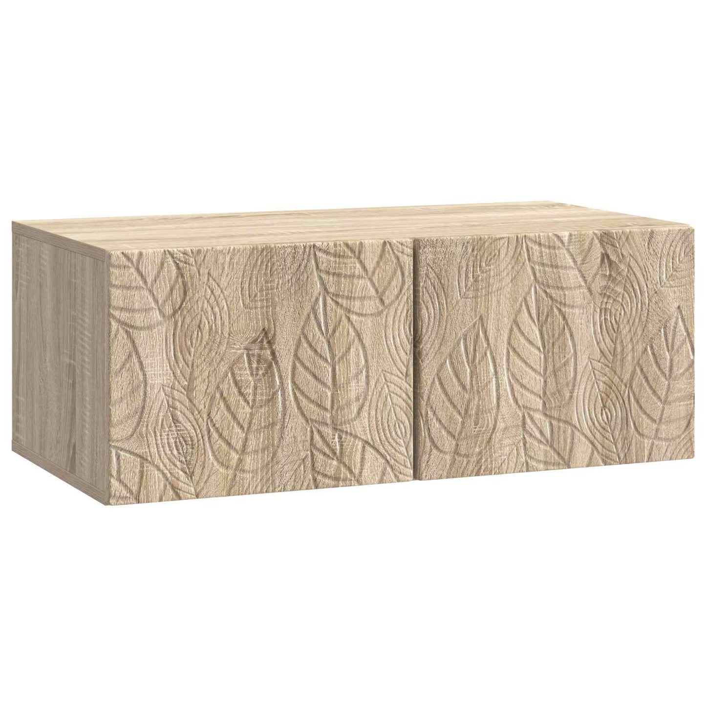 Fali TV szekrény 59,5 x 31 cm Sonoma Tölgy Szerelt Fa