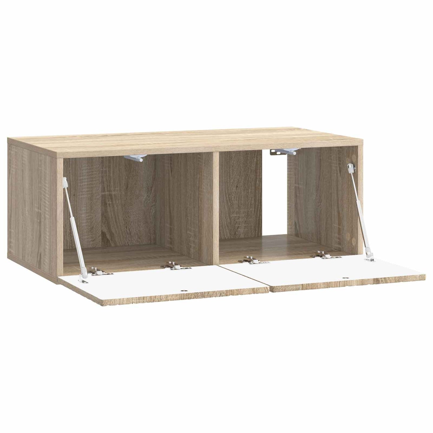 Fali TV szekrény 59,5 x 31 cm Sonoma Tölgy Szerelt Fa