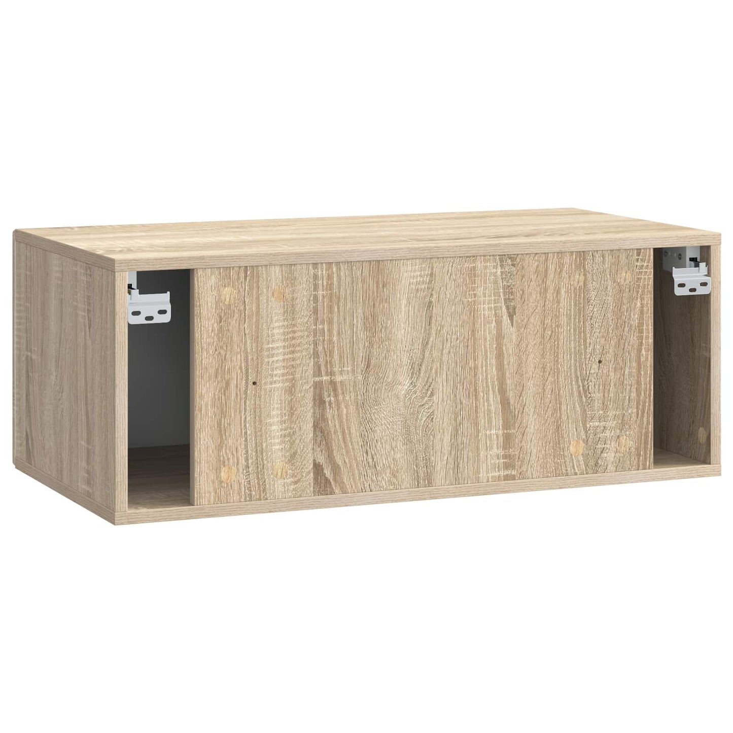 Fali TV szekrény 59,5 x 31 cm Sonoma Tölgy Szerelt Fa