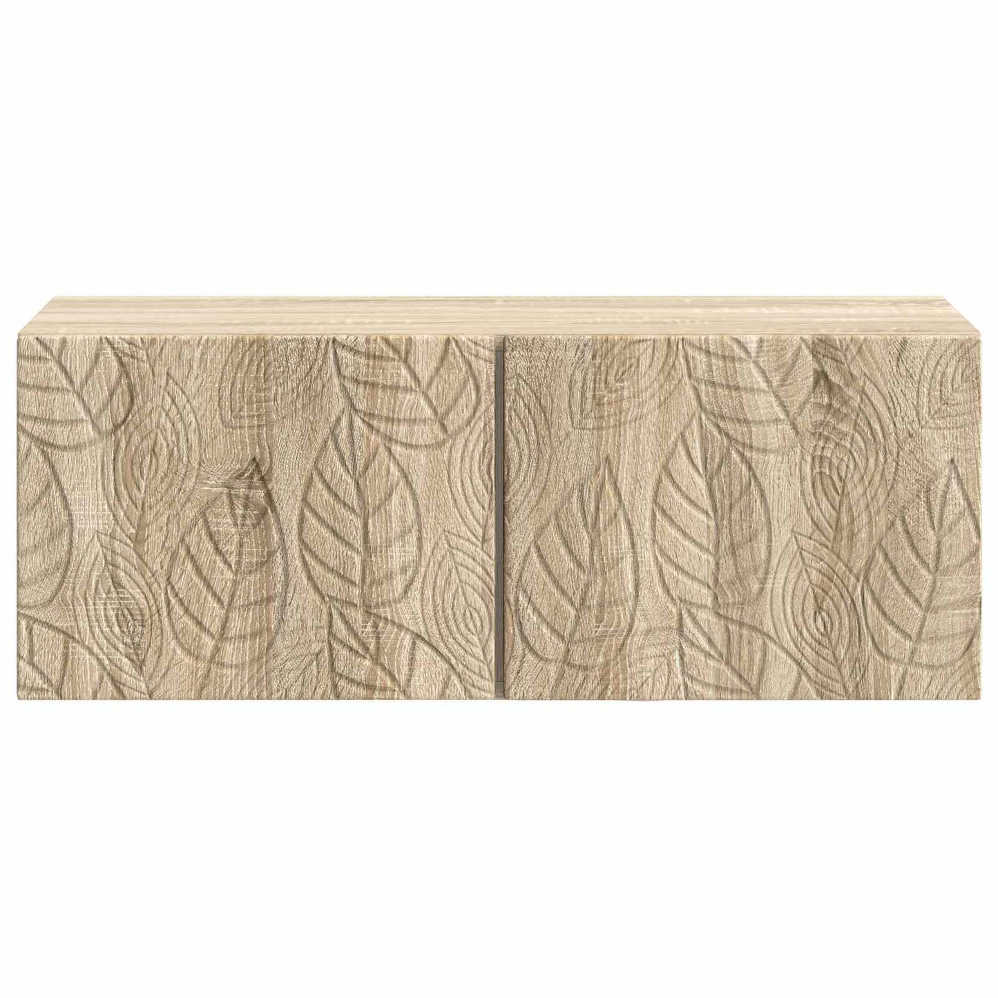 Fali TV szekrény 59,5 x 31 cm Sonoma Tölgy Szerelt Fa
