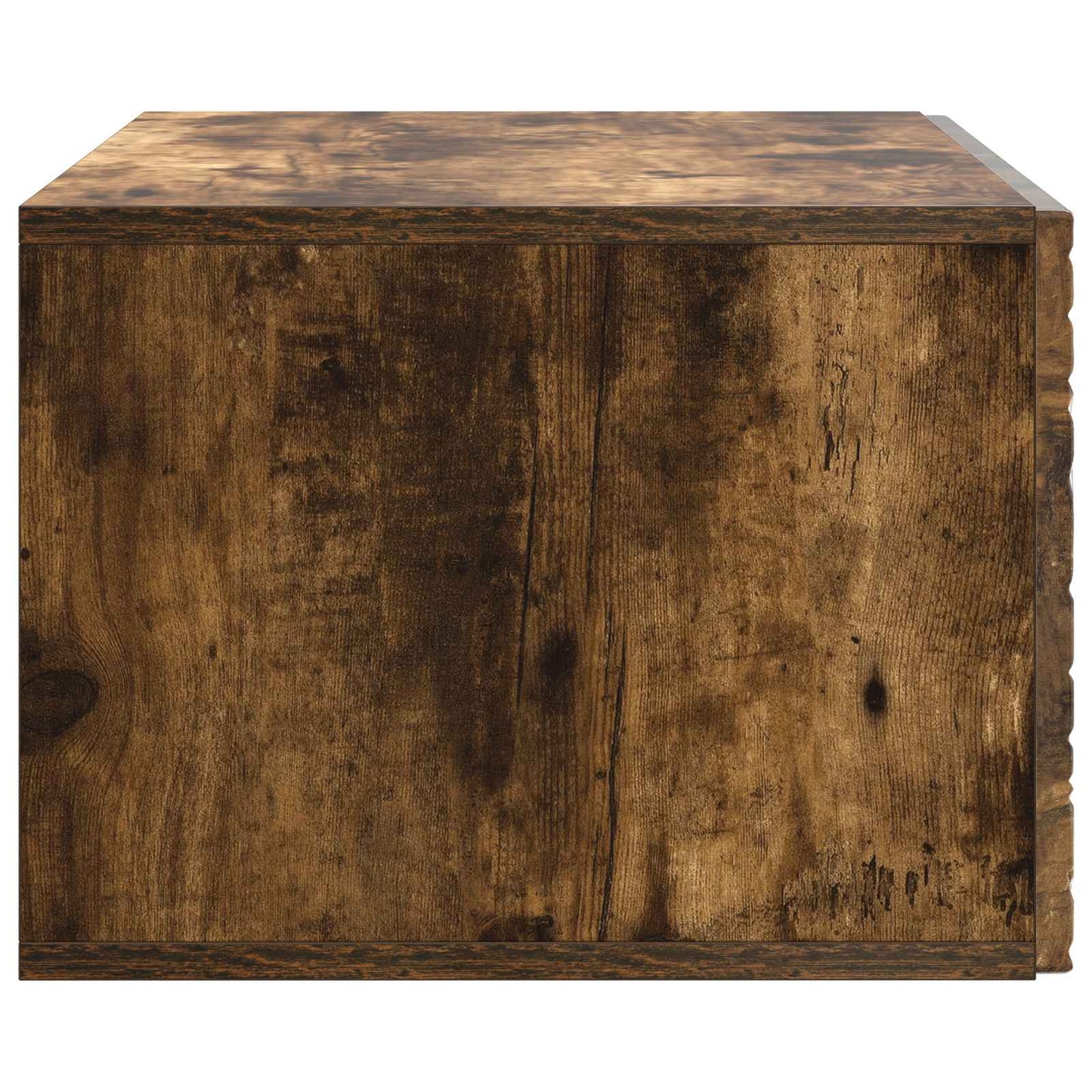 Fali TV szekrény 98 x 31 cm Füstös Tölgy Szerelt Fa