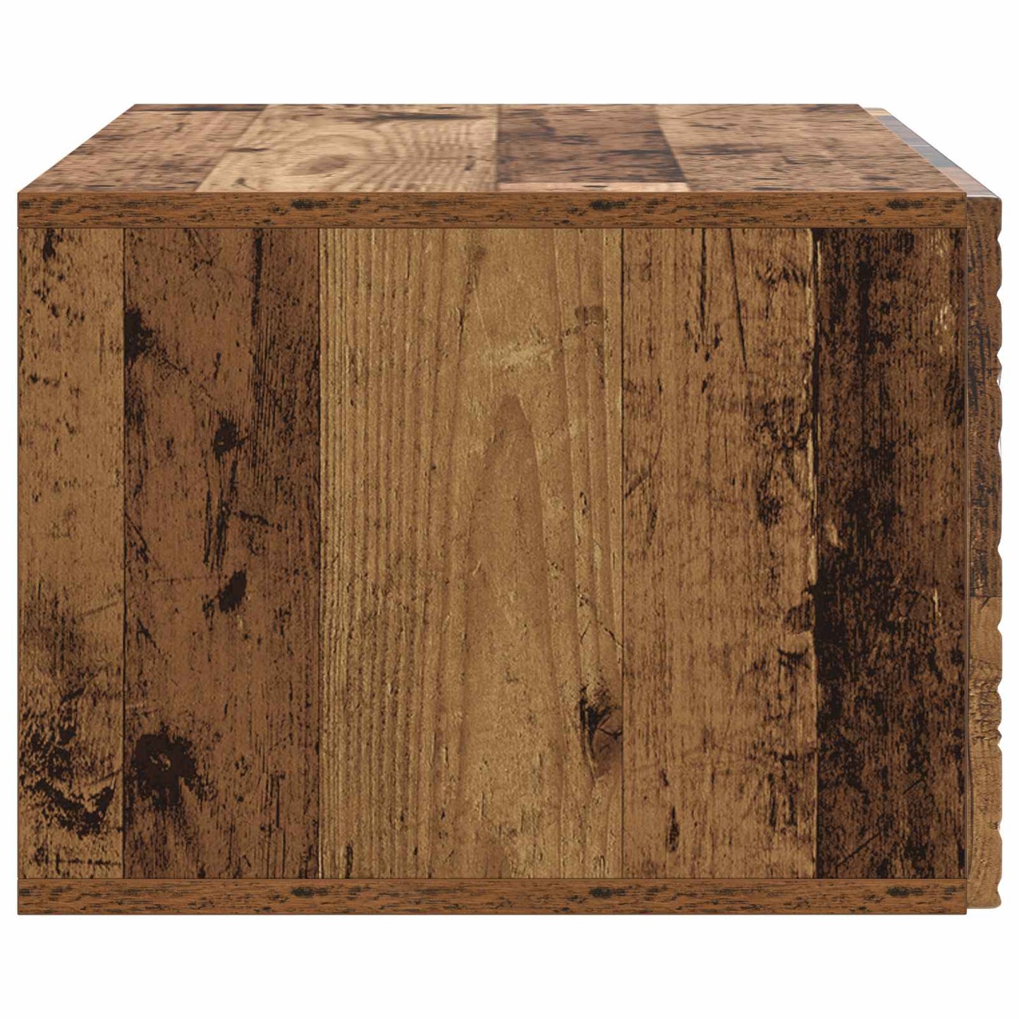 Fali TV szekrény 98 x 31 cm Antik Fa Szerelt Fa