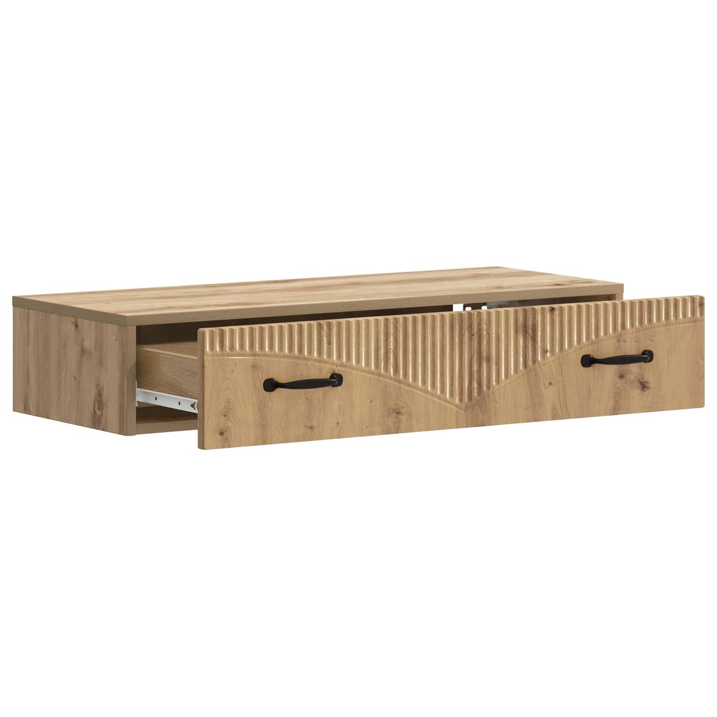 Fali oldaltábla 87,5 x 34,5 x 17 cm Szerelt Fa Kézműves Tölgy