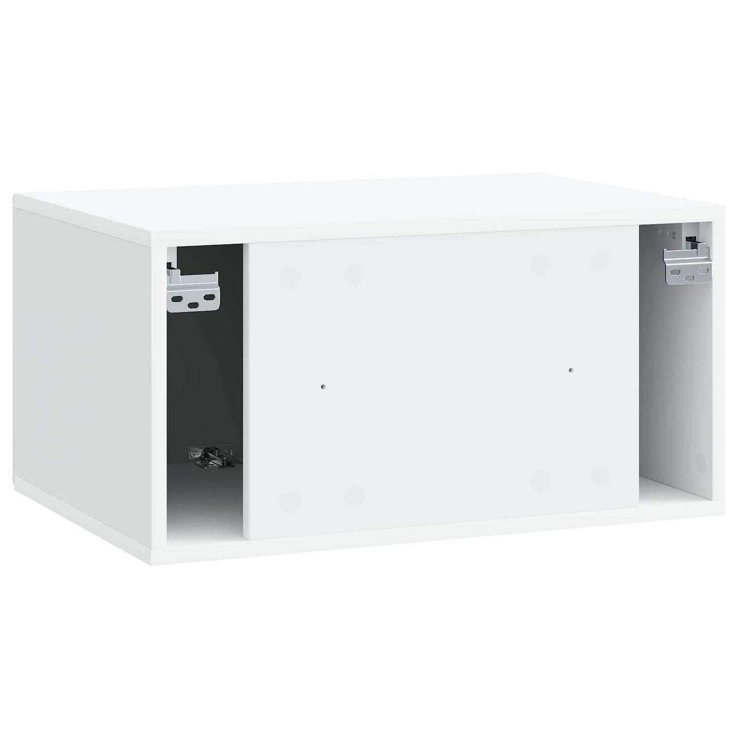 Fali TV szekrény Fehér 59,5 x 41 x 30 cm Szerelt Fa