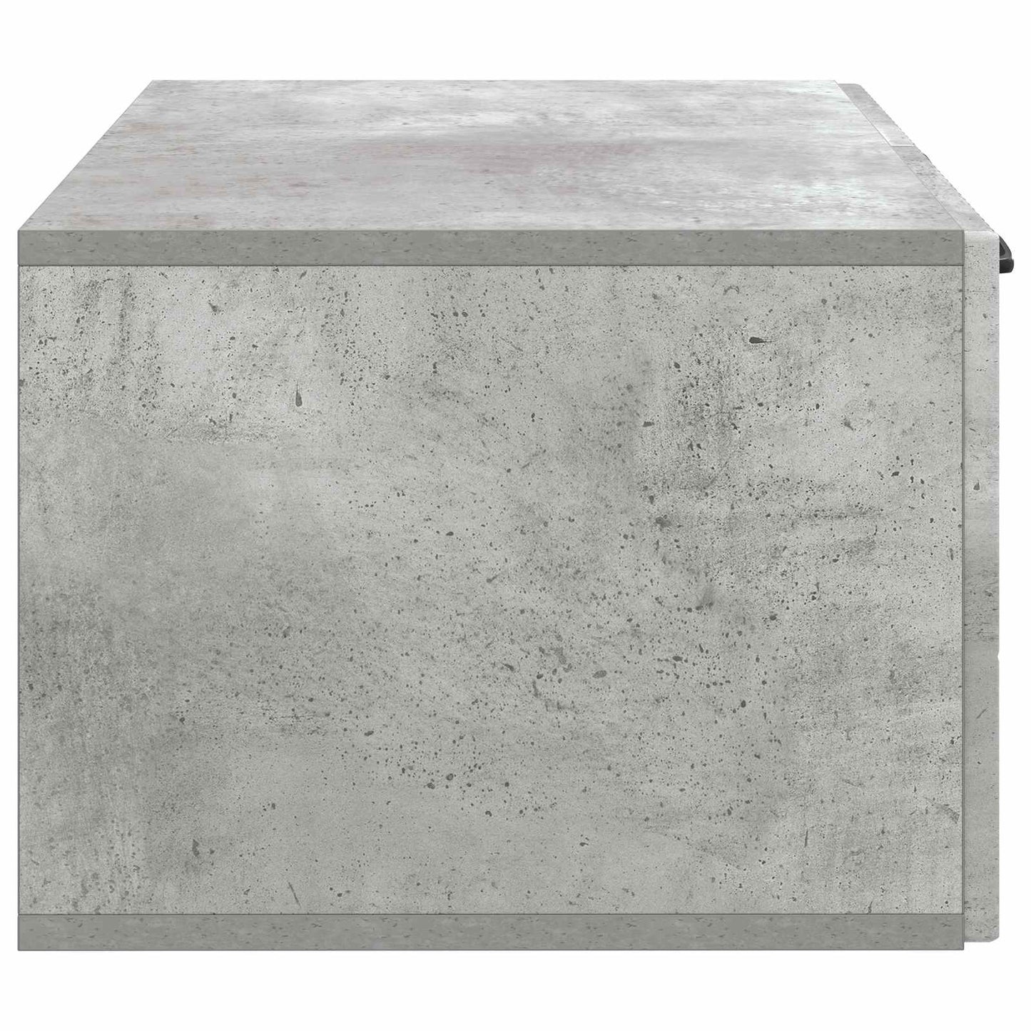Fali TV szekrény Betonszürke 59,5 x 41 x 30 cm Szerelt Fa