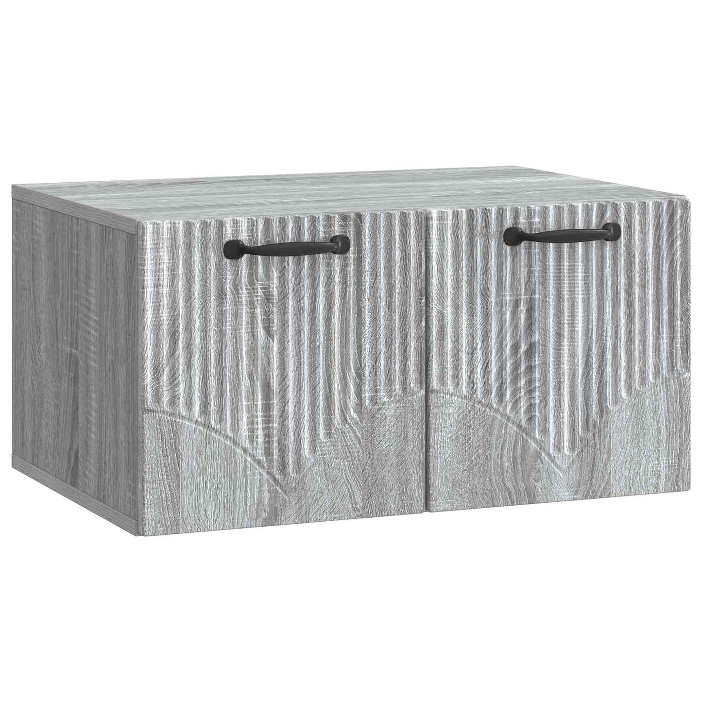 Fali TV szekrény Szürke Sonoma 59,5 x 41 x 30 cm Szerelt Fa