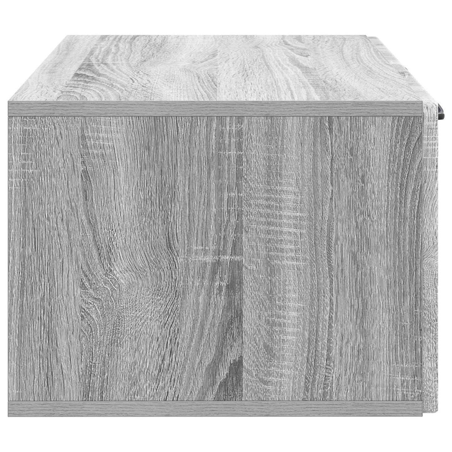 Fali TV szekrény Szürke Sonoma 59,5 x 41 x 30 cm Szerelt Fa
