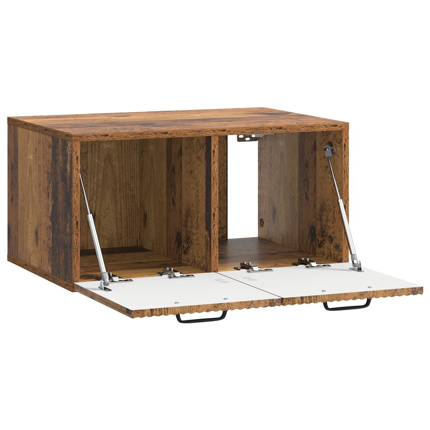Fali TV szekrény Antik Fa 59,5 x 41 x 30 cm Szerelt Fa