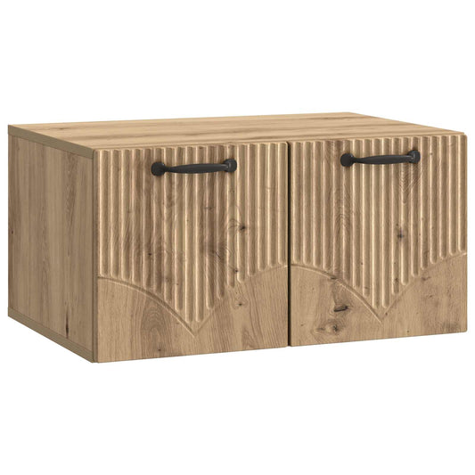 Fali TV szekrény Kézműves Tölgy 59,5 x 41 x 30 cm Szerelt Fa