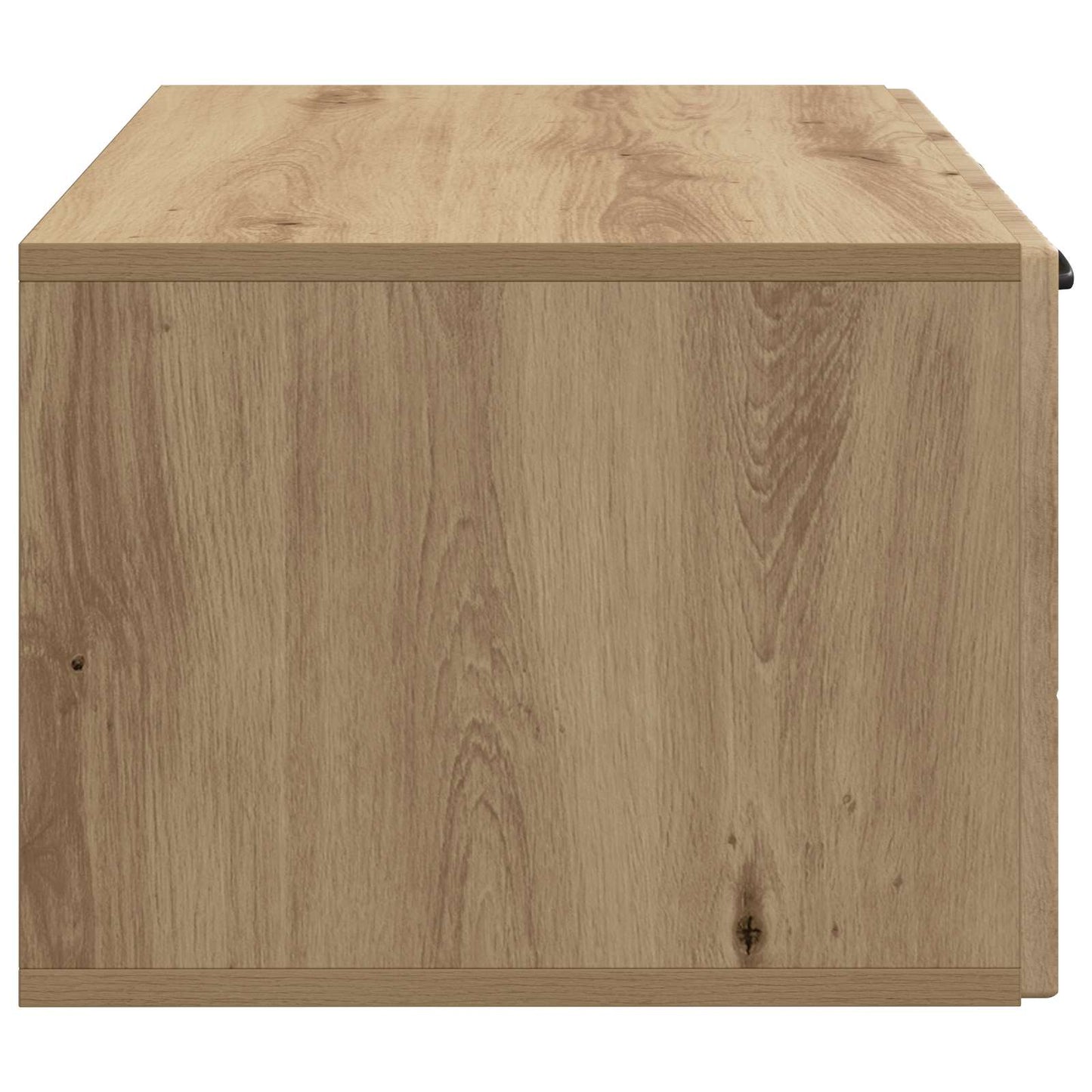 Fali TV szekrény 59,5 x 41 x 30 cm Kézműves Tölgy Szerelt Fa