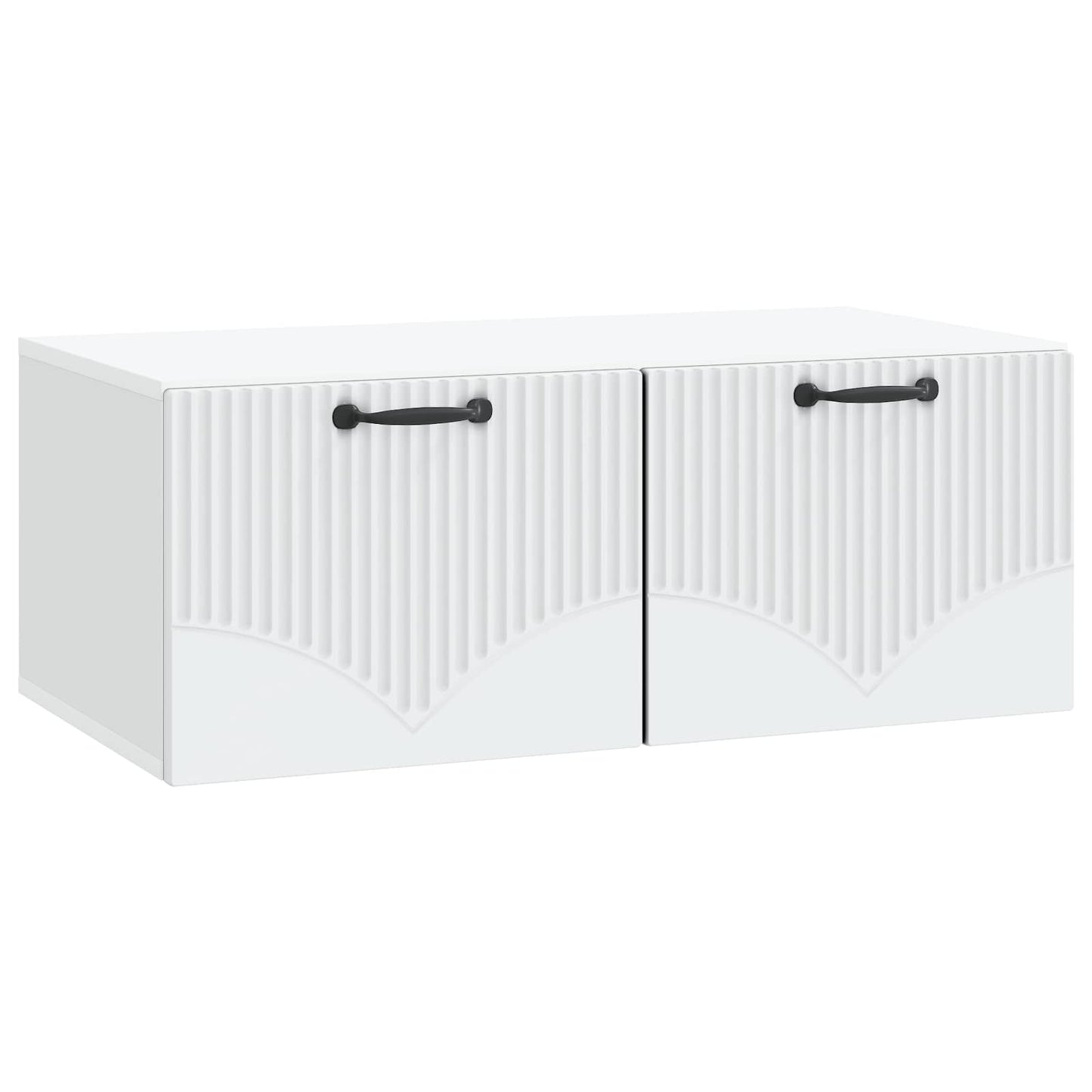 Fali TV szekrény Fehér 78,5 x 41 x 30 cm Szerelt Fa