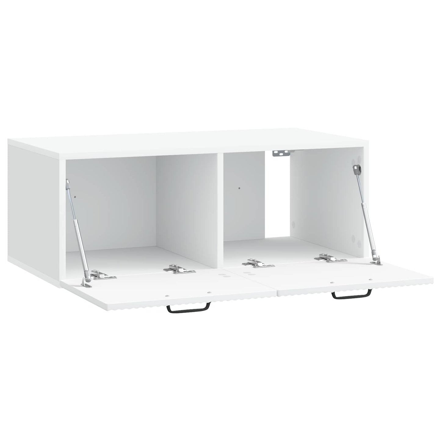 Fali TV szekrény Fehér 78,5 x 41 x 30 cm Szerelt Fa