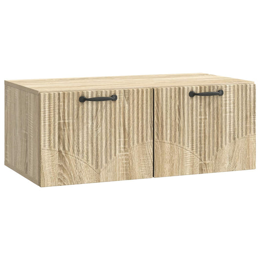 Fali TV szekrény Sonoma Tölgy 78,5 x 41 x 30 cm Szerelt Fa