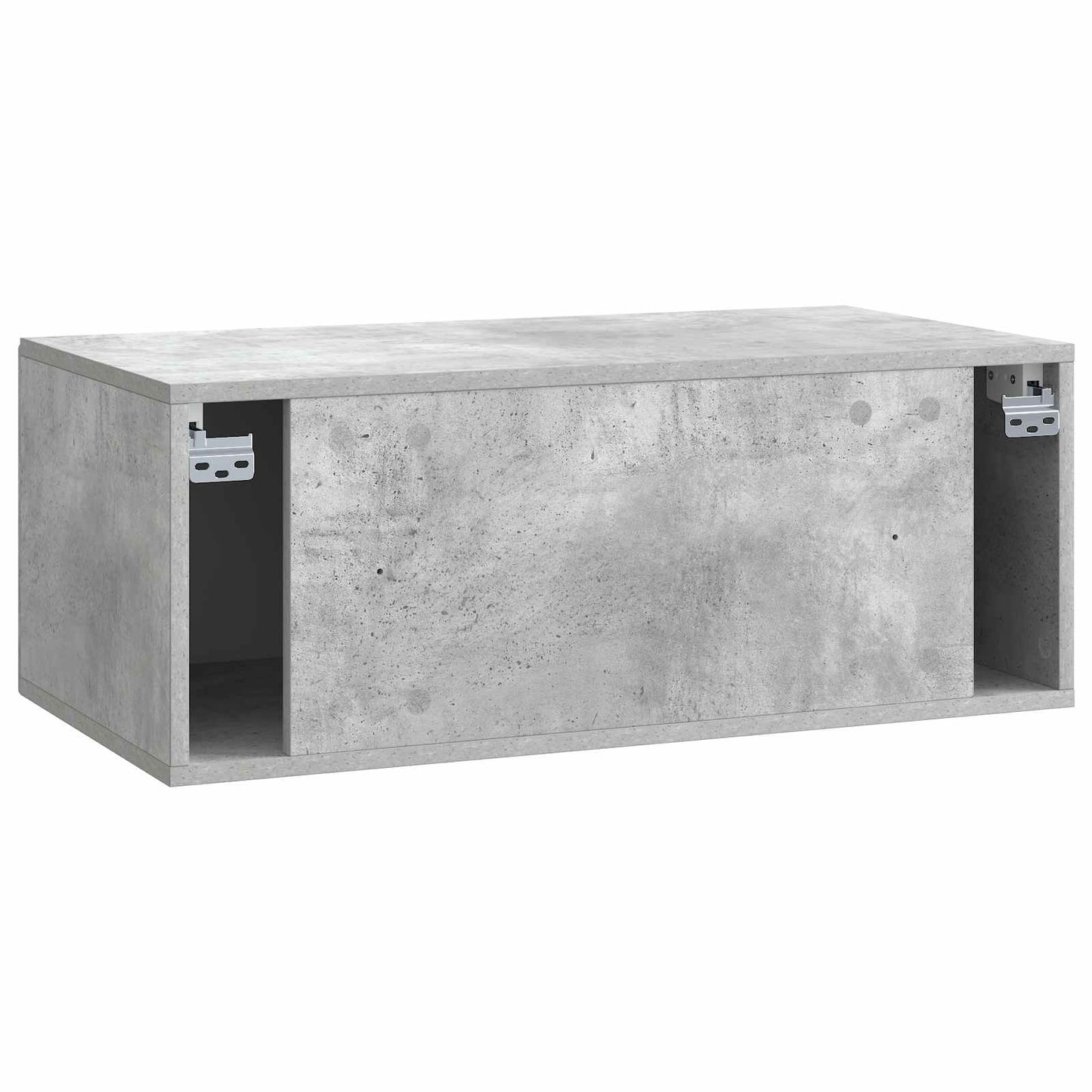 Fali TV szekrény Betonszürke 78,5 x 41 x 30 cm Szerelt Fa