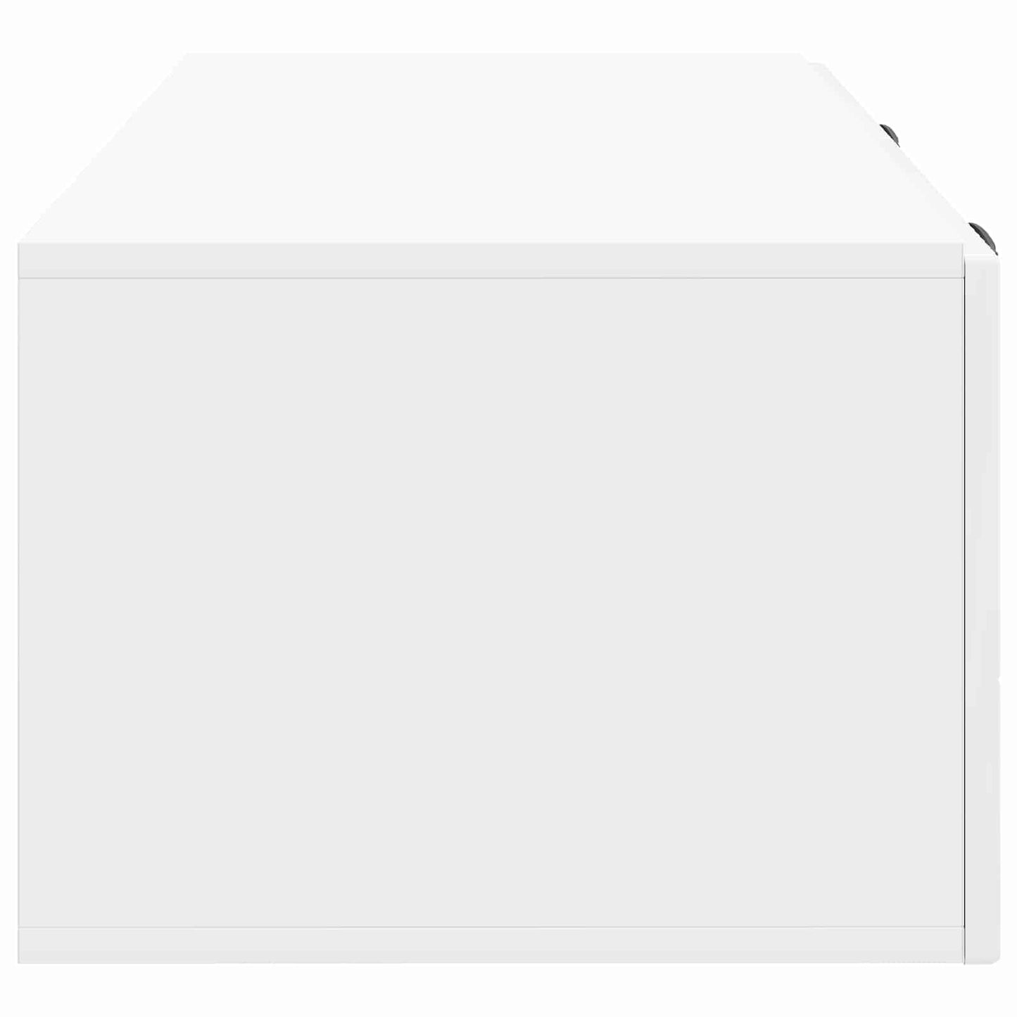 Fali TV szekrény Magasfényű Fehér 78,5 x 41 x 30 cm Szerelt Fa