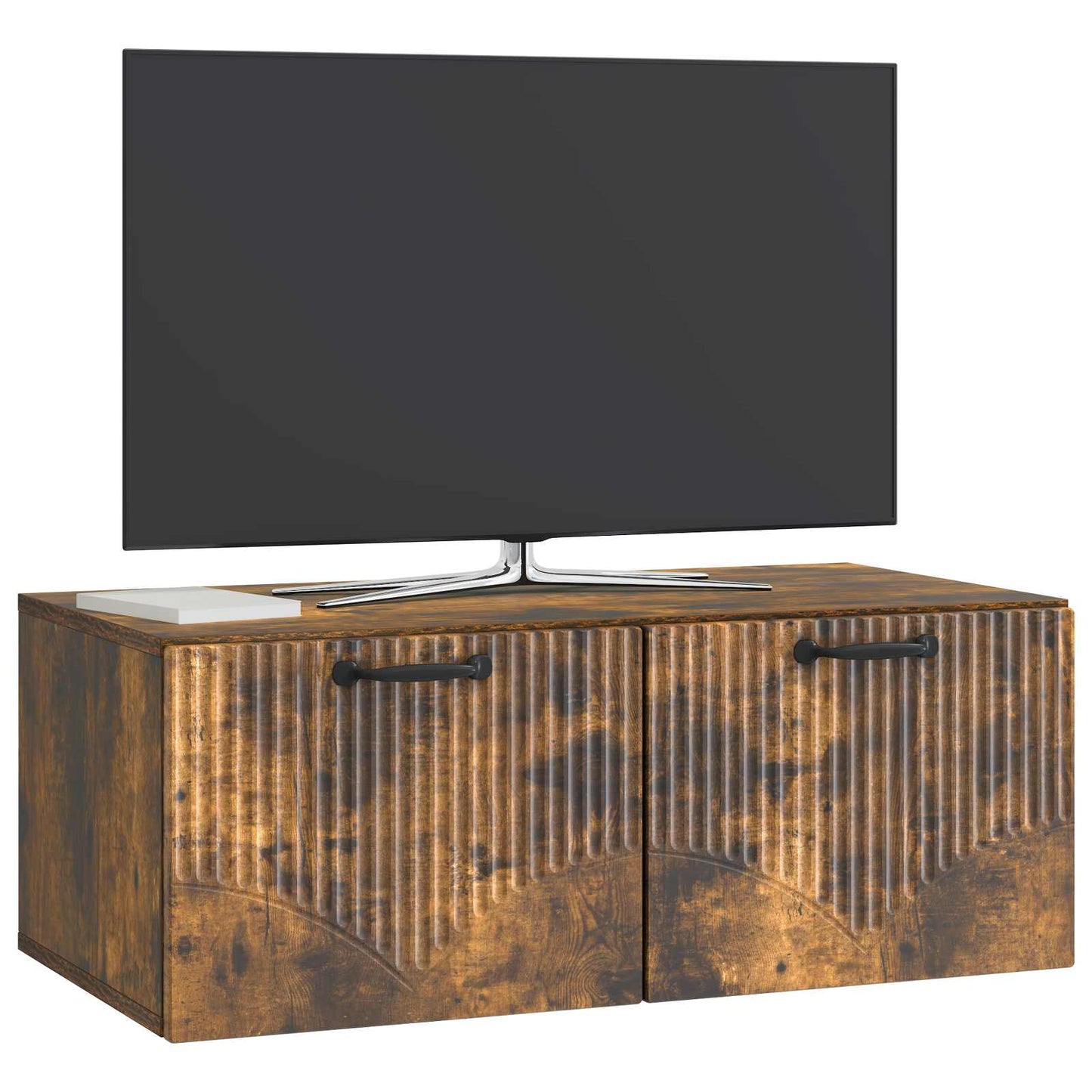Fali TV szekrény Füstös Tölgy 78,5 x 41 x 30 cm Szerelt Fa