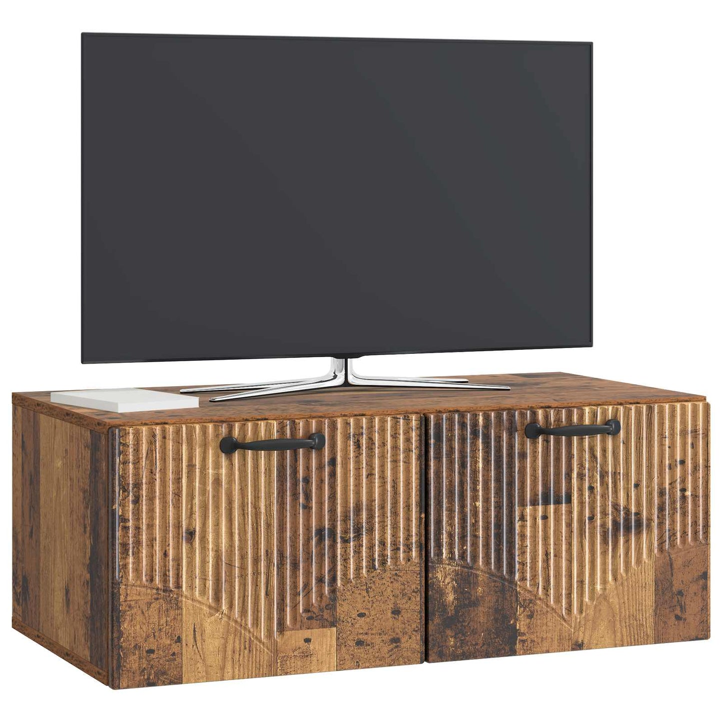 Fali TV szekrény Antik Fa 78,5 x 41 x 30 cm Szerelt Fa