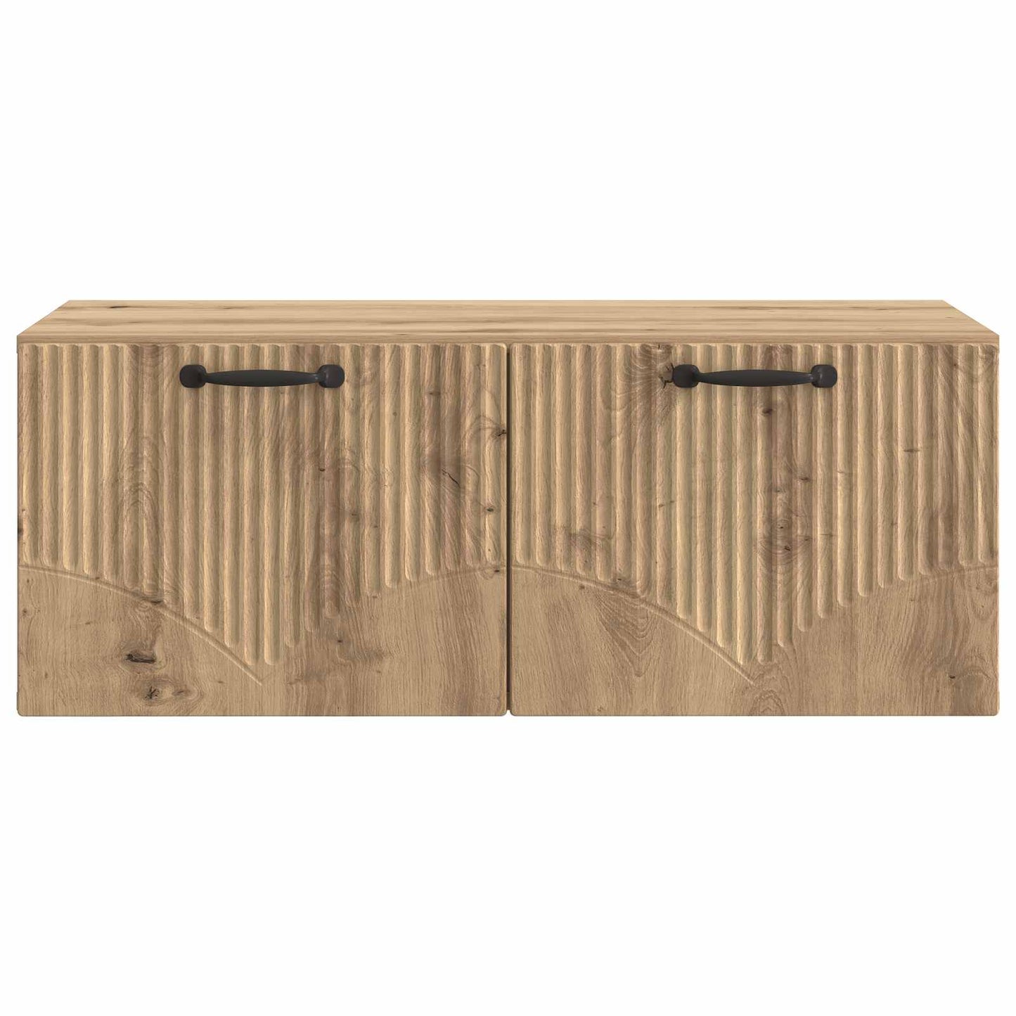 Fali TV szekrény 78,5 x 41 x 30 cm Kézműves Tölgy Szerelt Fa