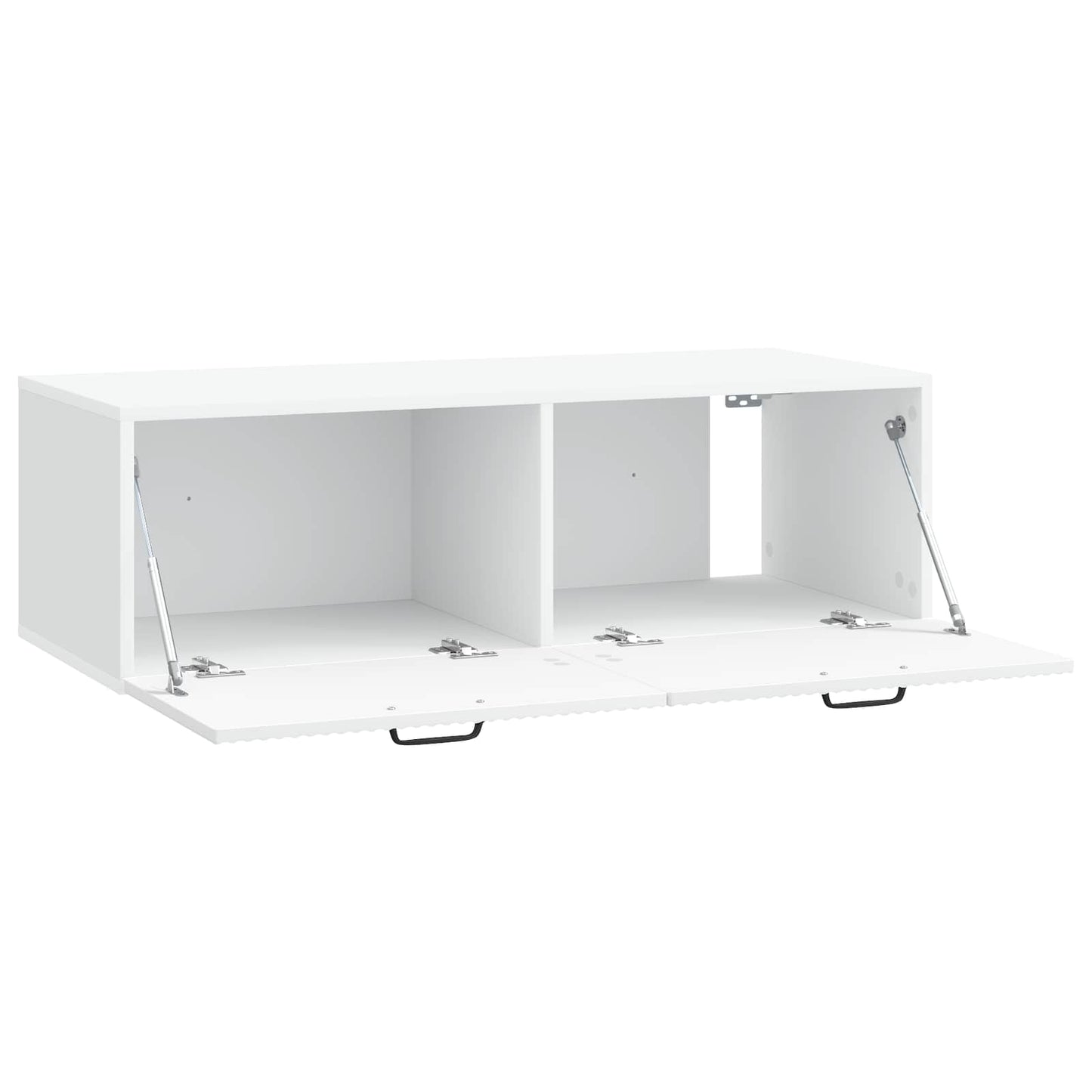 Fali TV szekrény Fehér 98 x 41 x 30 cm Szerelt Fa
