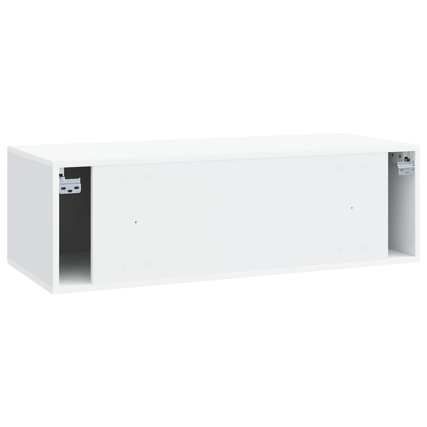 Fali TV szekrény Fehér 98 x 41 x 30 cm Szerelt Fa
