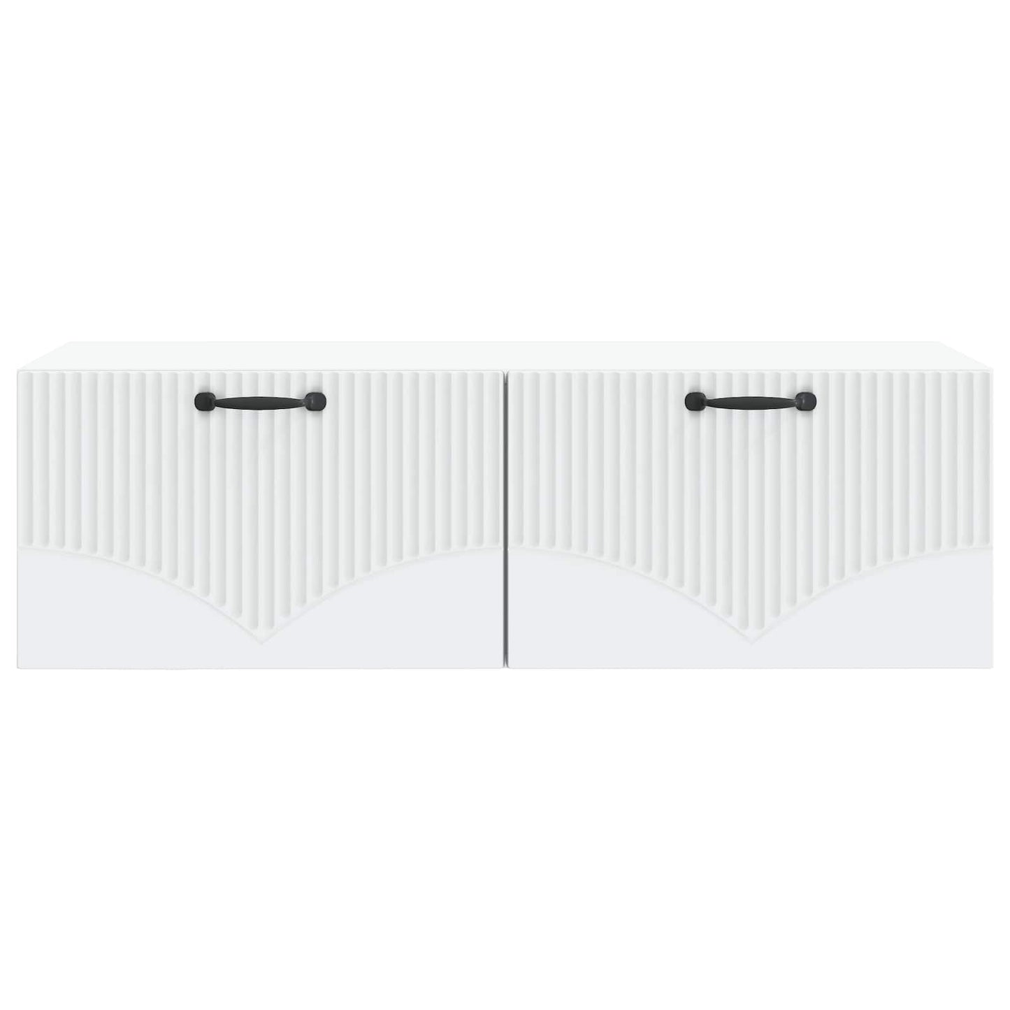 Fali TV szekrény Fehér 98 x 41 x 30 cm Szerelt Fa