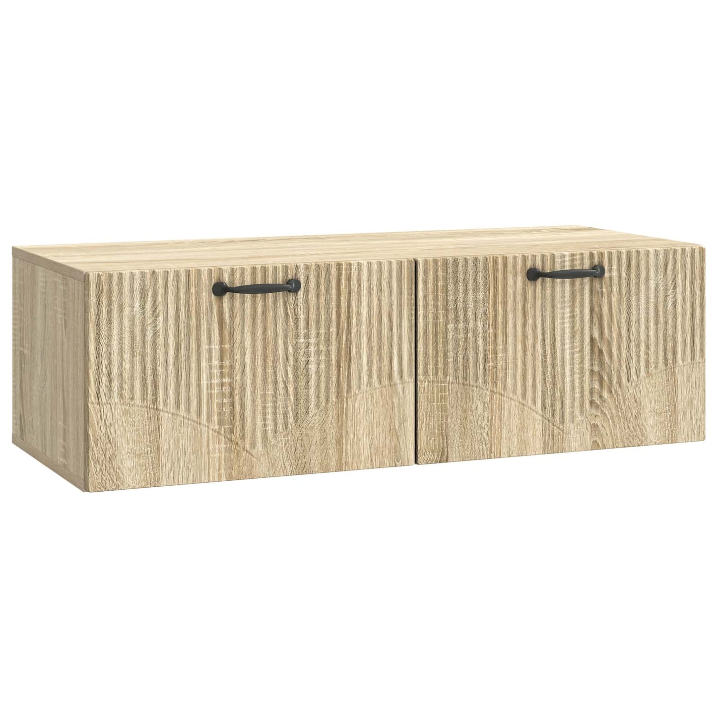 Fali TV szekrény Sonoma Tölgy 98 x 41 x 30 cm Szerelt Fa