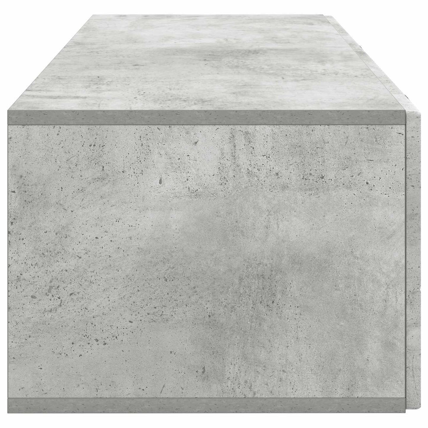 Fali TV szekrény Betonszürke 98 x 41 x 30 cm Szerelt Fa