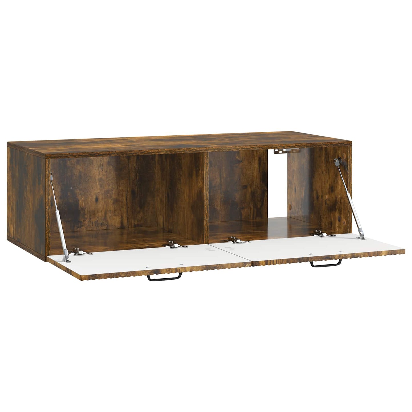 Fali TV szekrény Füstös Tölgy 98 x 41 x 30 cm Szerelt Fa