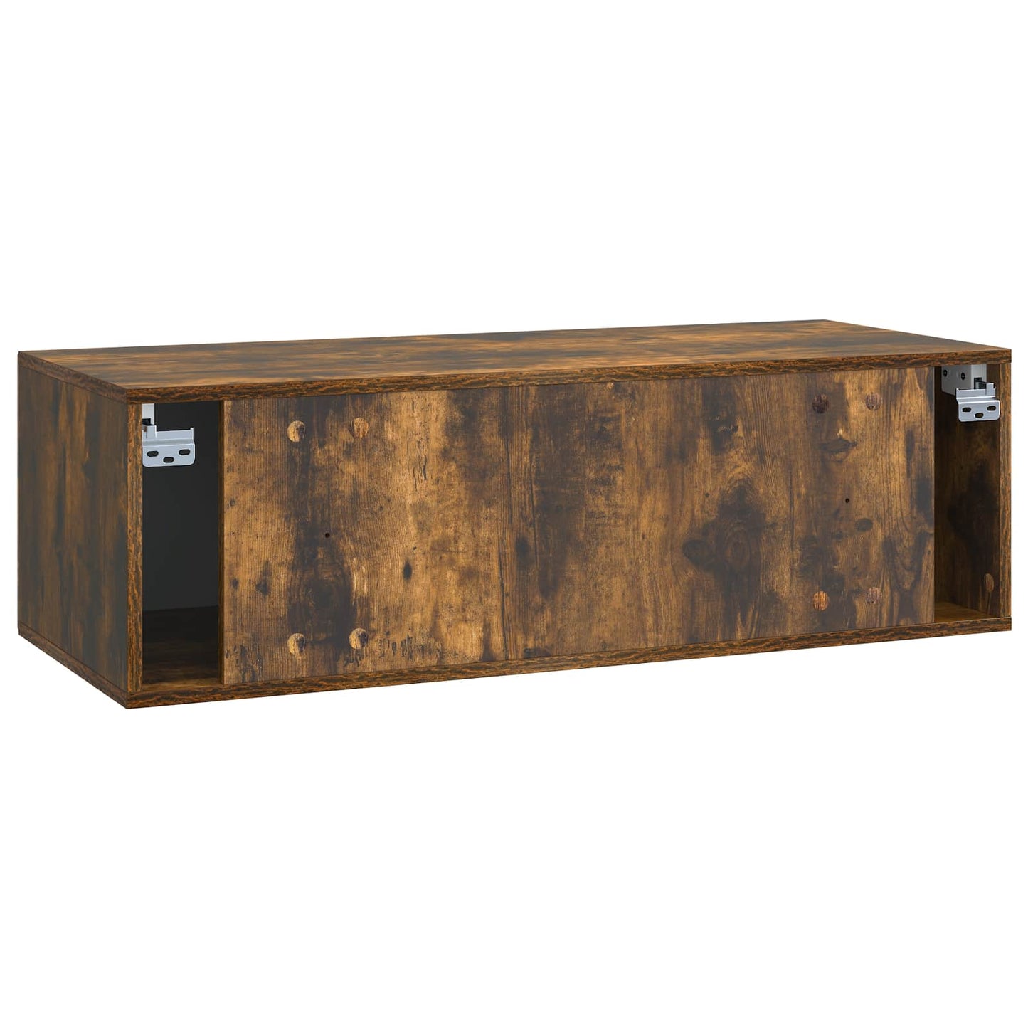 Fali TV szekrény Füstös Tölgy 98 x 41 x 30 cm Szerelt Fa