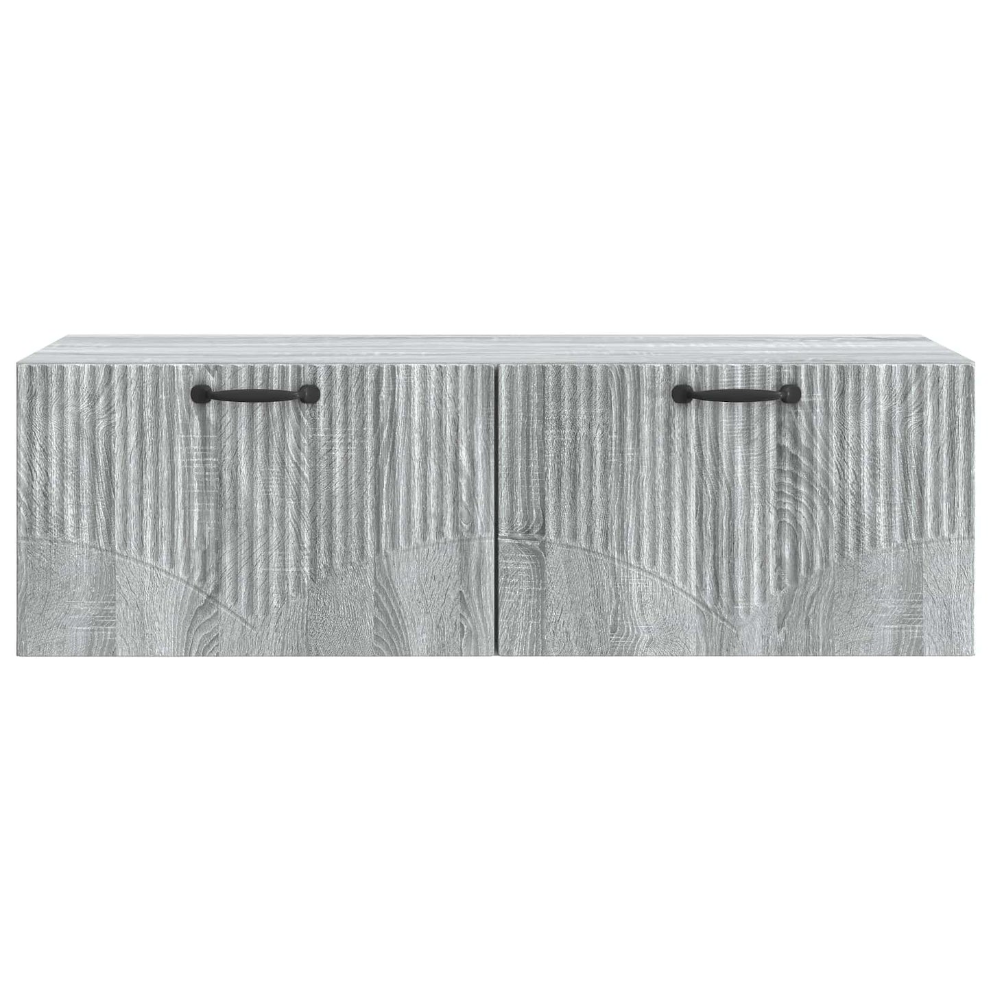 Fali TV szekrény Szürke Sonoma 98 x 41 x 30 cm Szerelt Fa