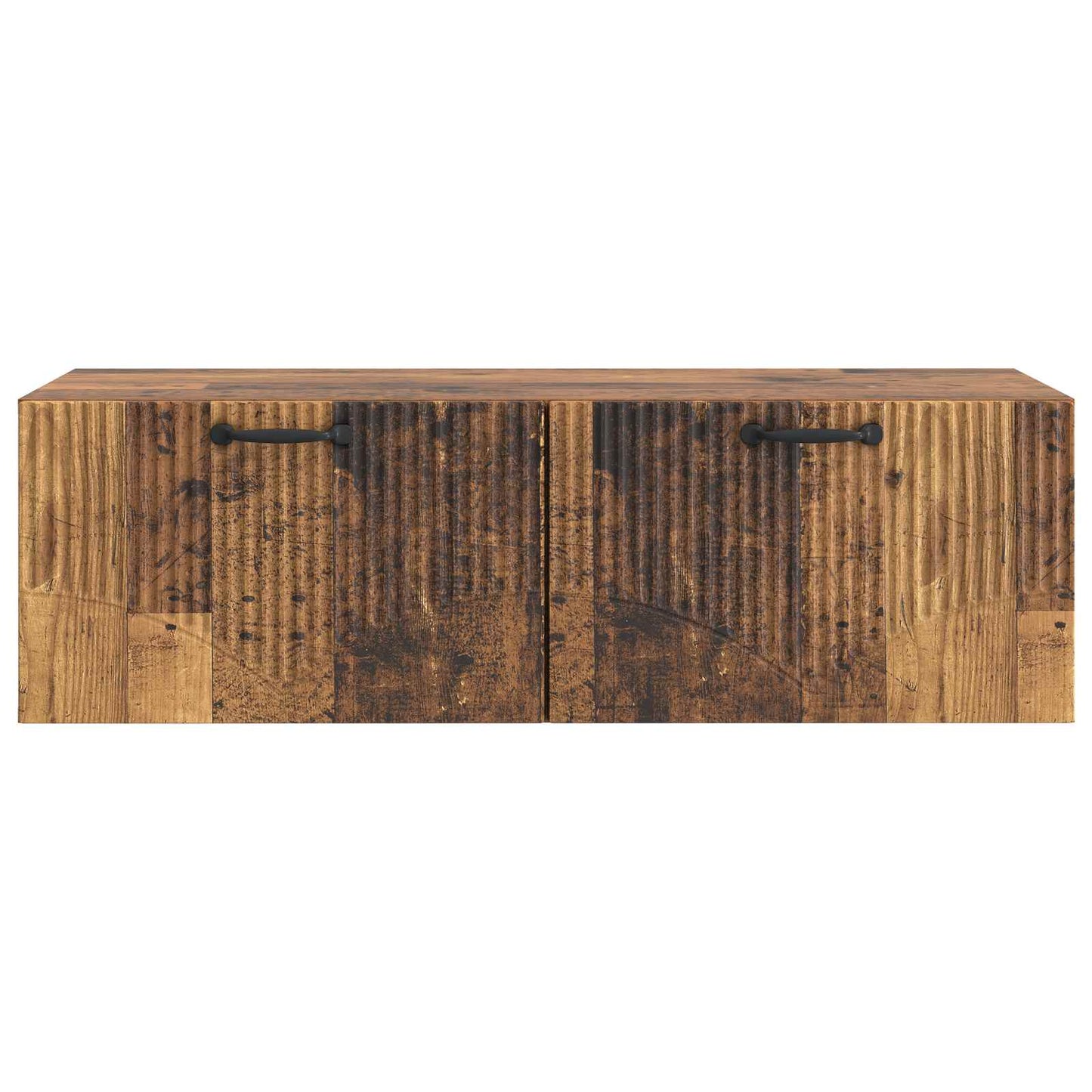Fali TV szekrény Antik Fa 98 x 41 x 30 cm Szerelt Fa