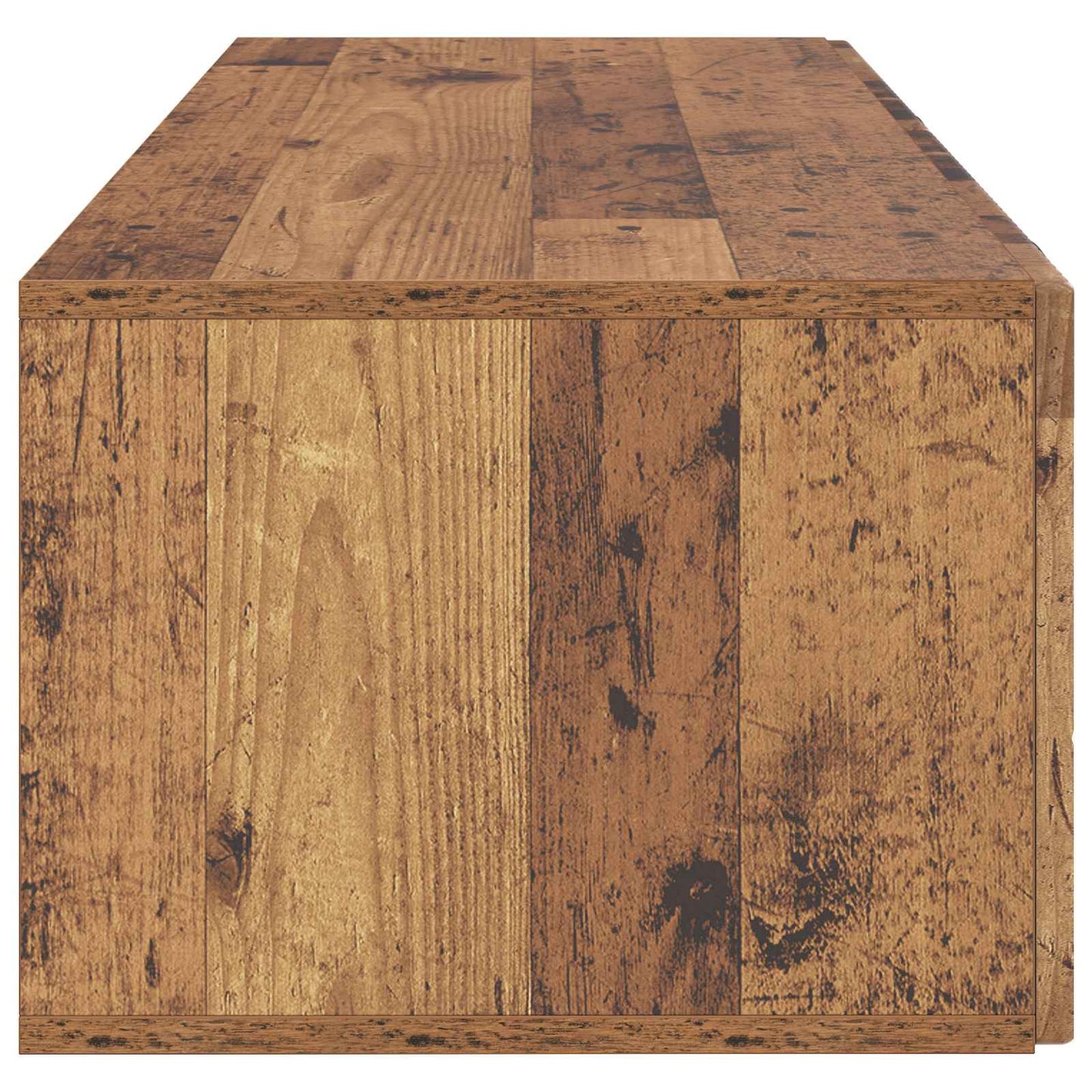 Fali TV szekrény Antik Fa 98 x 41 x 30 cm Szerelt Fa